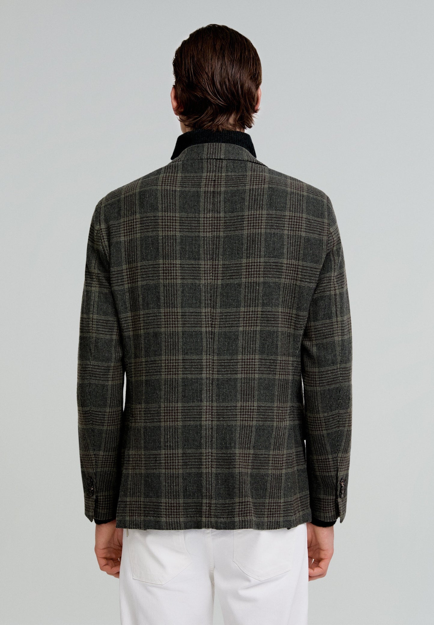 WOOL CHECK BLAZER