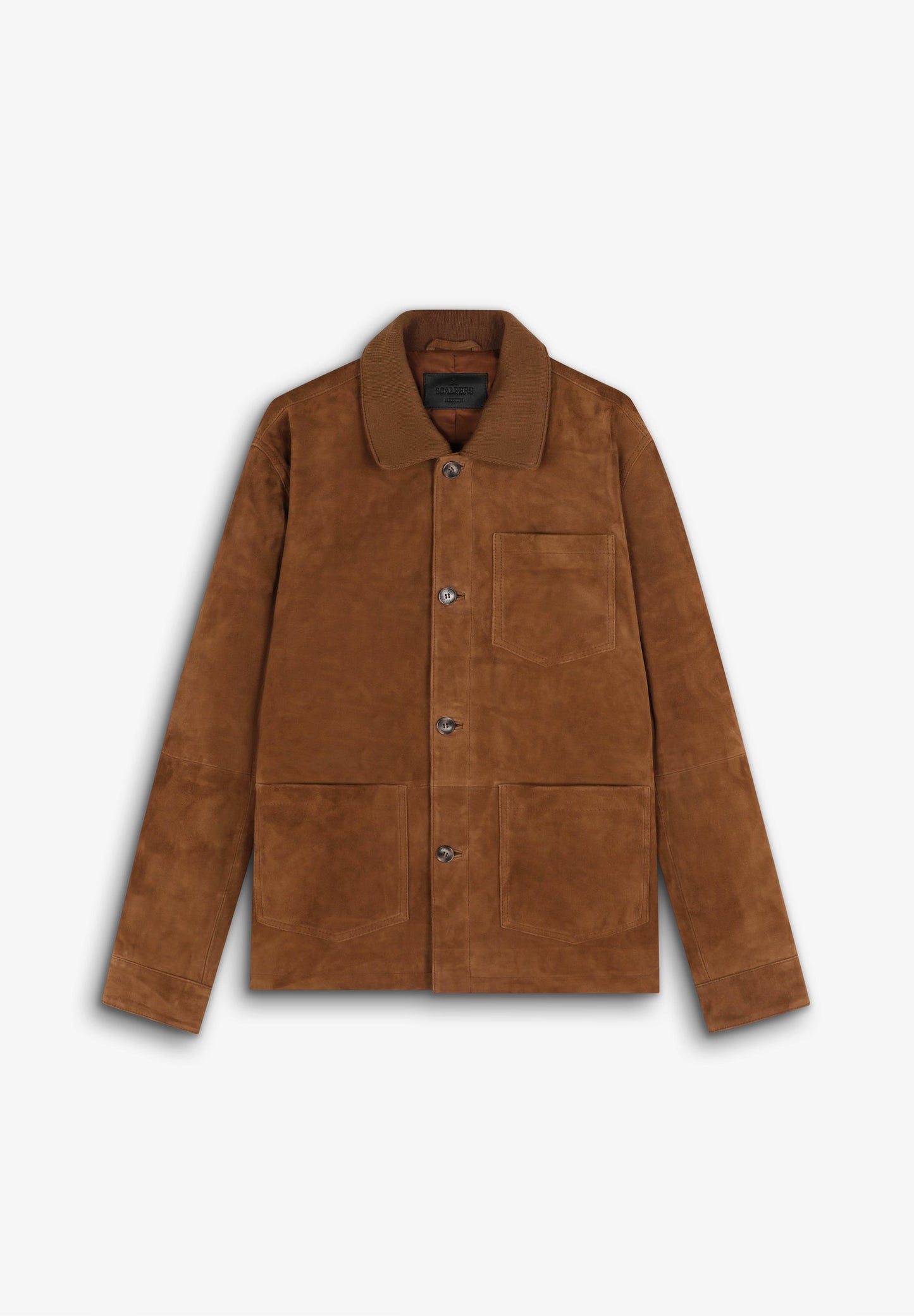 SUEDE JACKET WITH BUTTONS