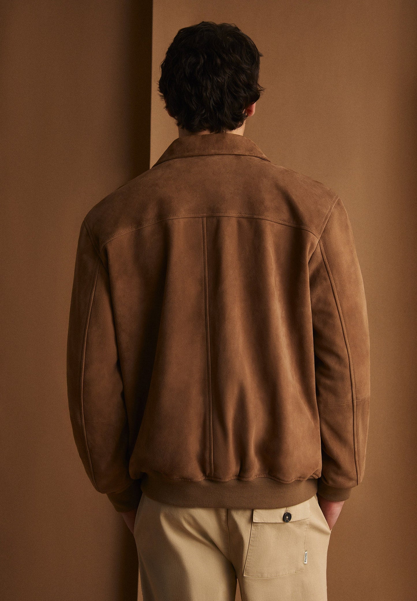 SUEDE BOMBER JACKET