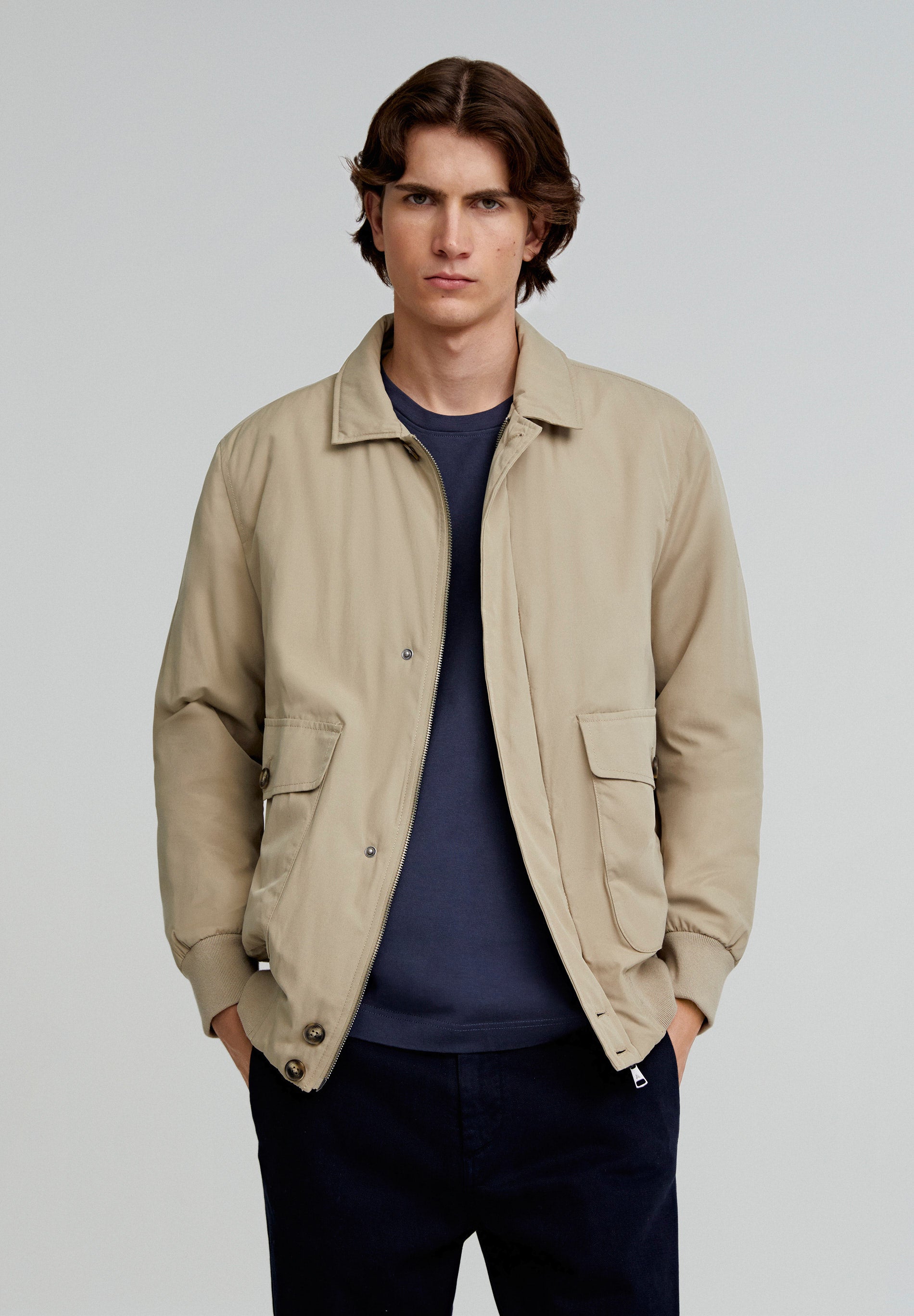 BOMBER JACKET WITH POCKETS