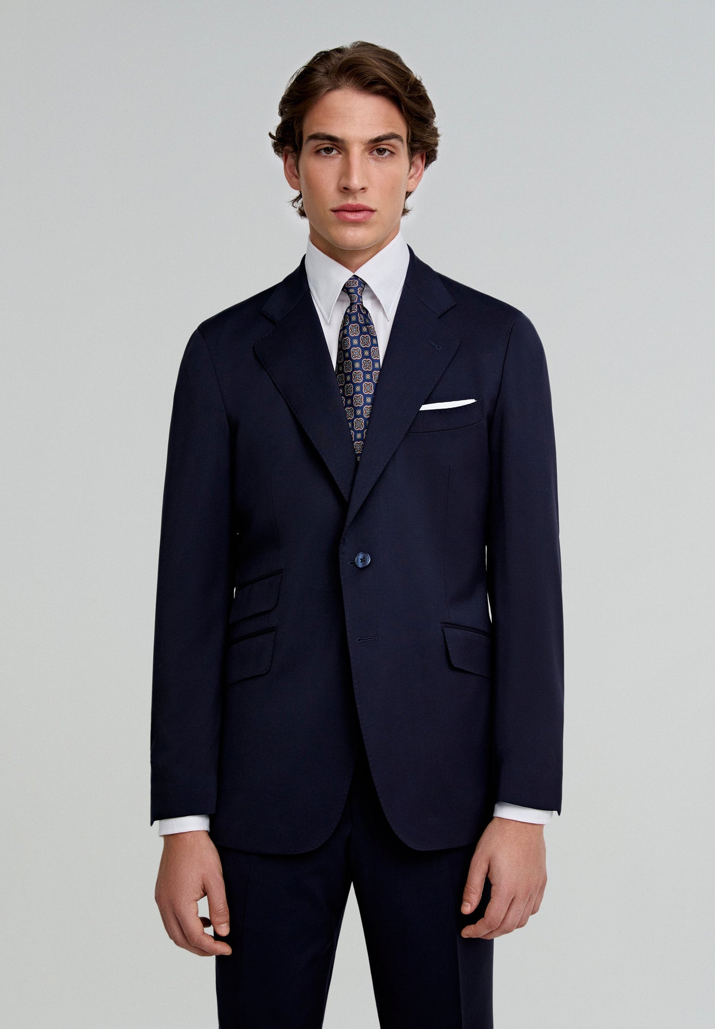 BLUE WOOL SUIT