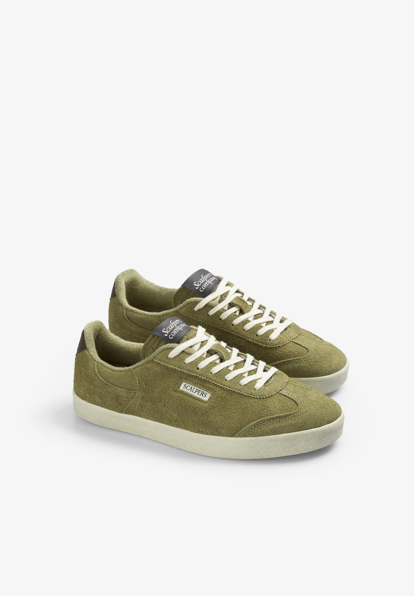 LOW-TOP SUEDE SNEAKERS WITH SIDE LOGO