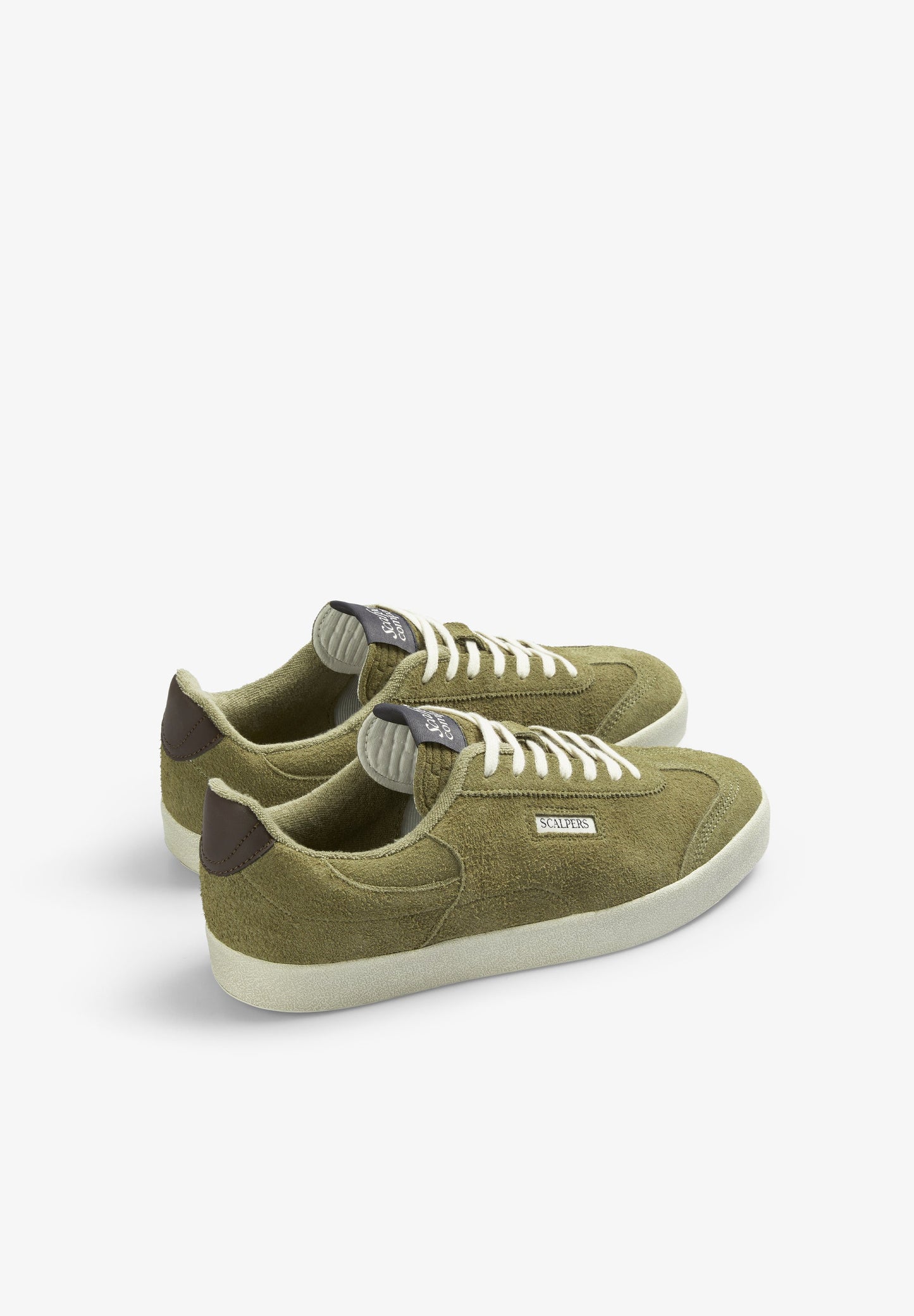 LOW-TOP SUEDE SNEAKERS WITH SIDE LOGO