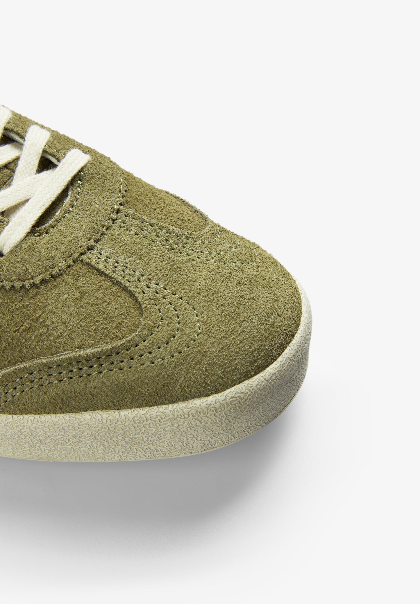 LOW-TOP SUEDE SNEAKERS WITH SIDE LOGO