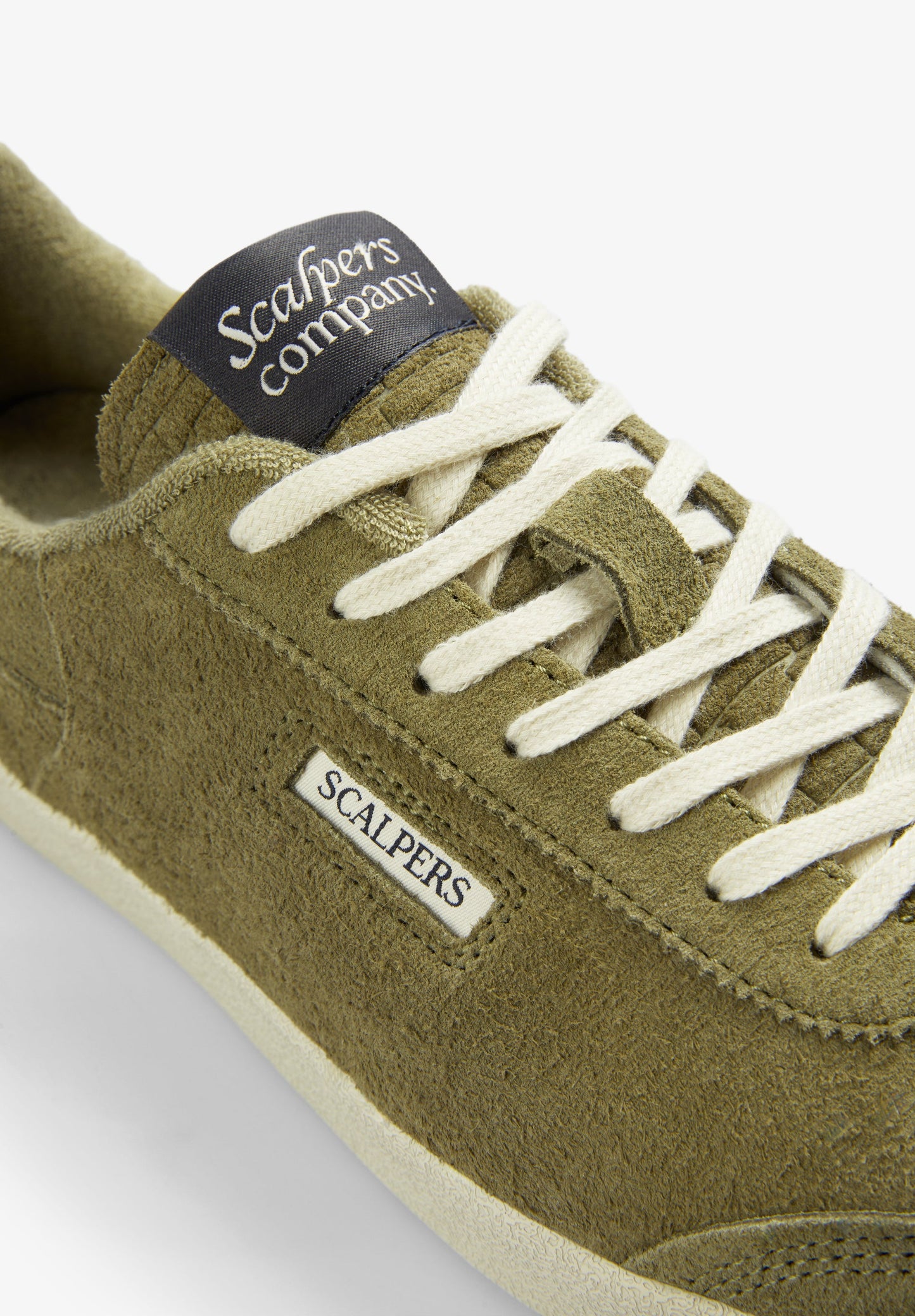 LOW-TOP SUEDE SNEAKERS WITH SIDE LOGO