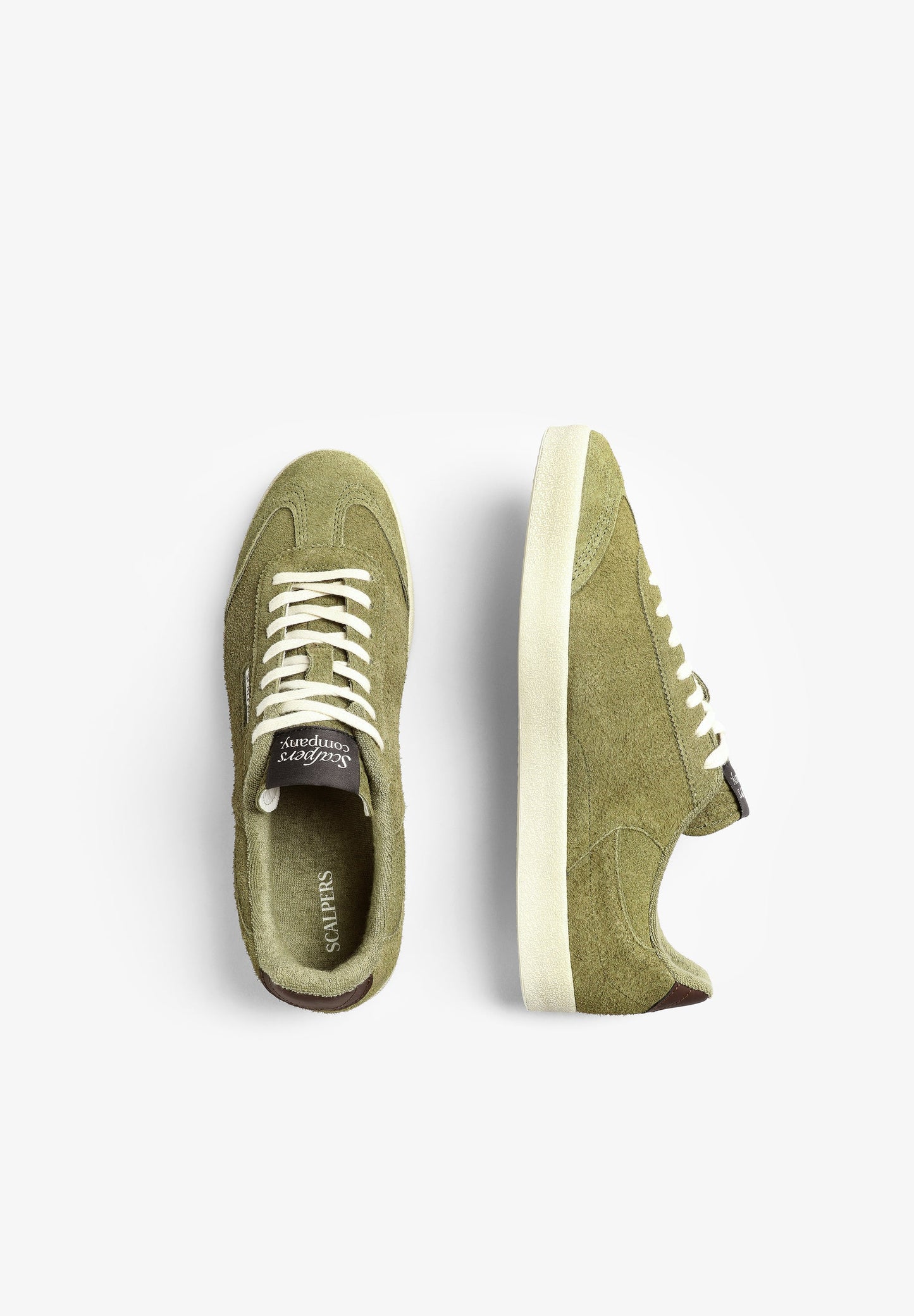 LOW-TOP SUEDE SNEAKERS WITH SIDE LOGO