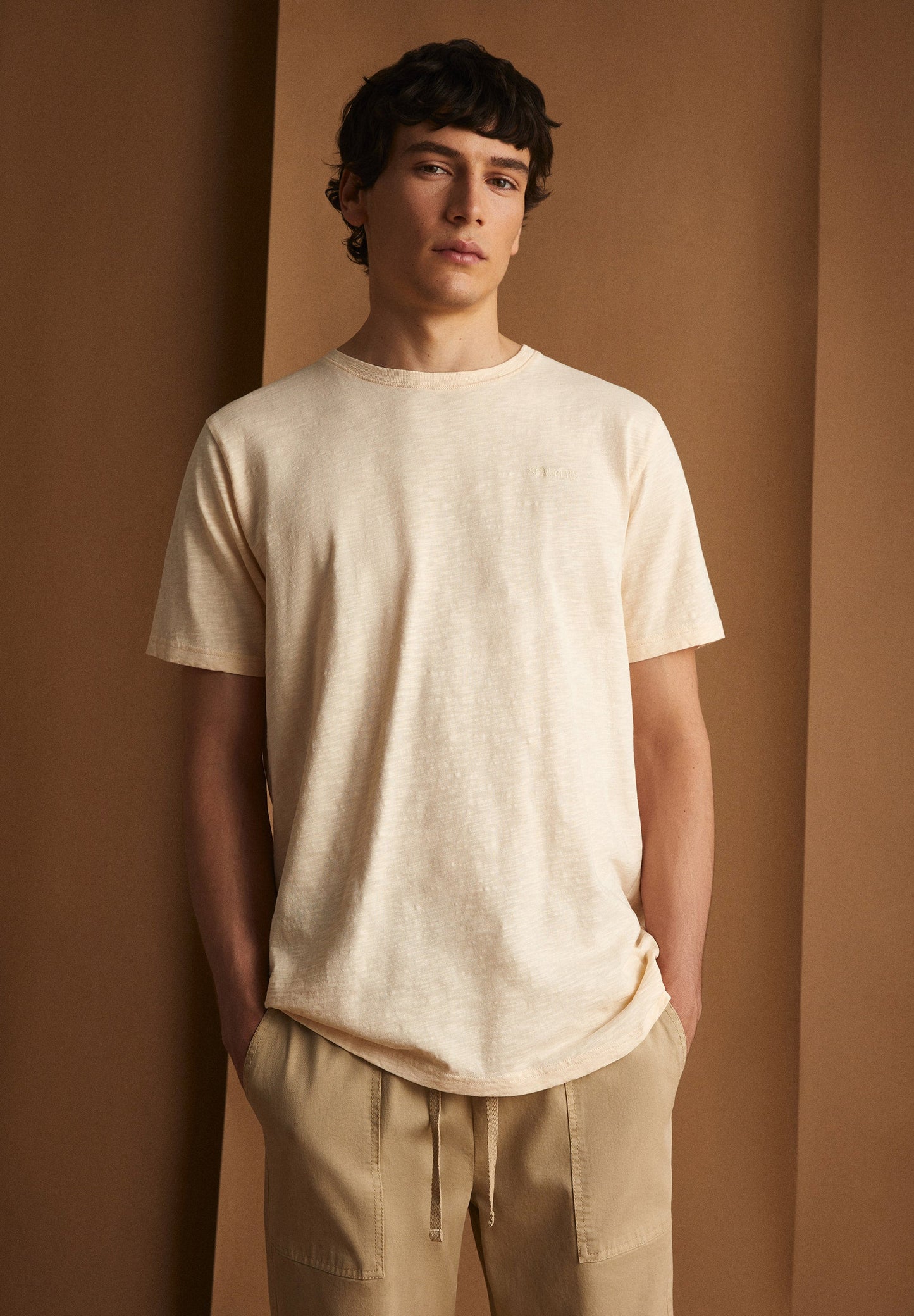 SLUB KNIT T-SHIRT