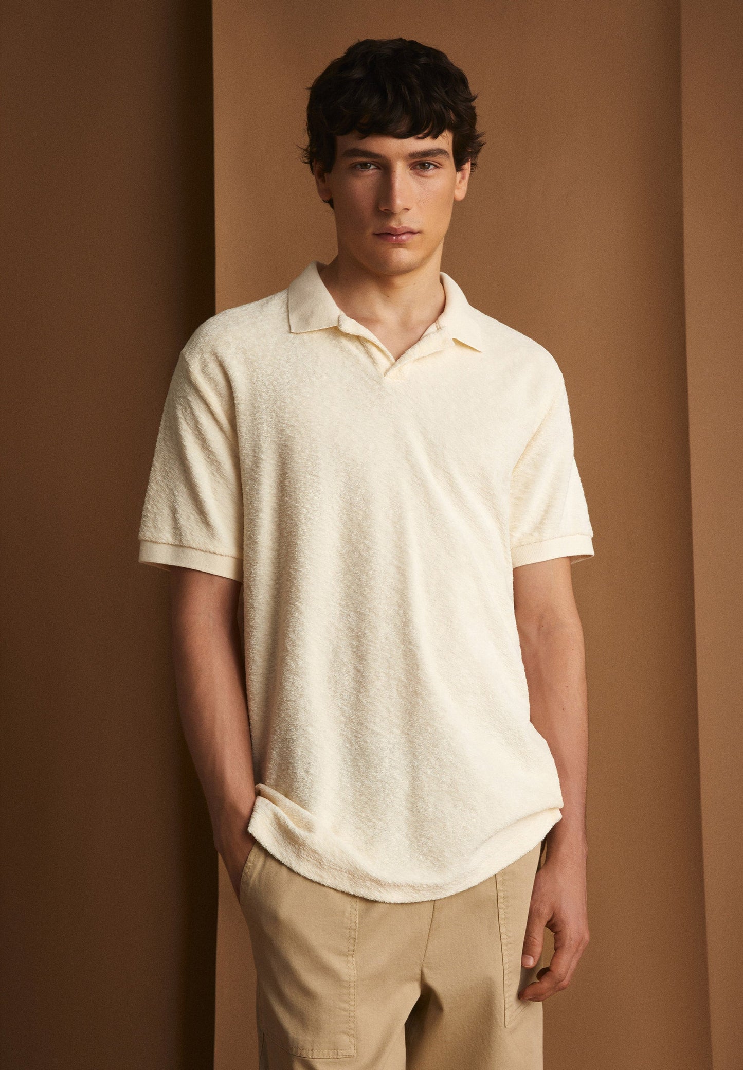 TERRY POLO SHIRT