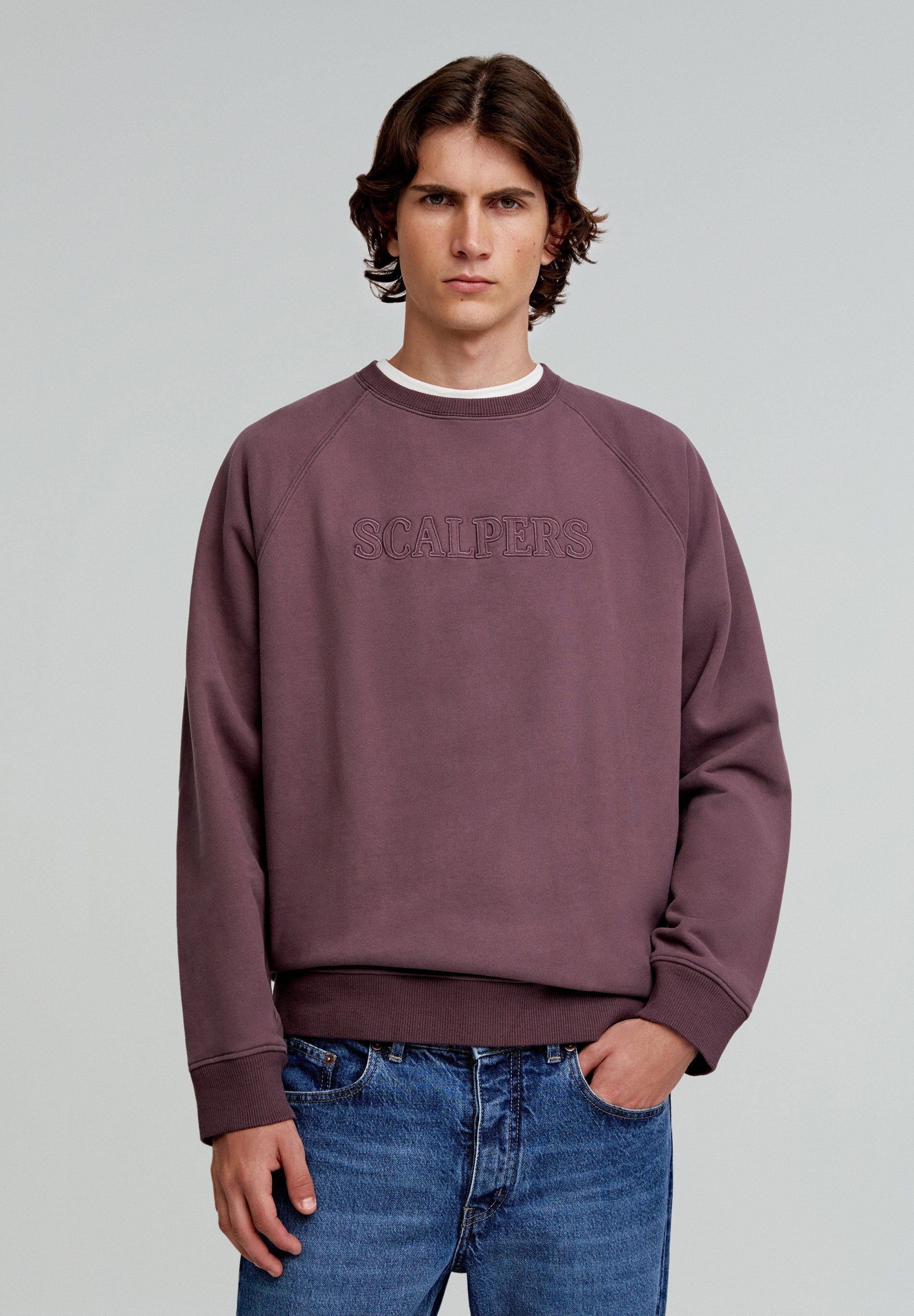 SWEATSHIRT WITH EMBROIDERED LOGO