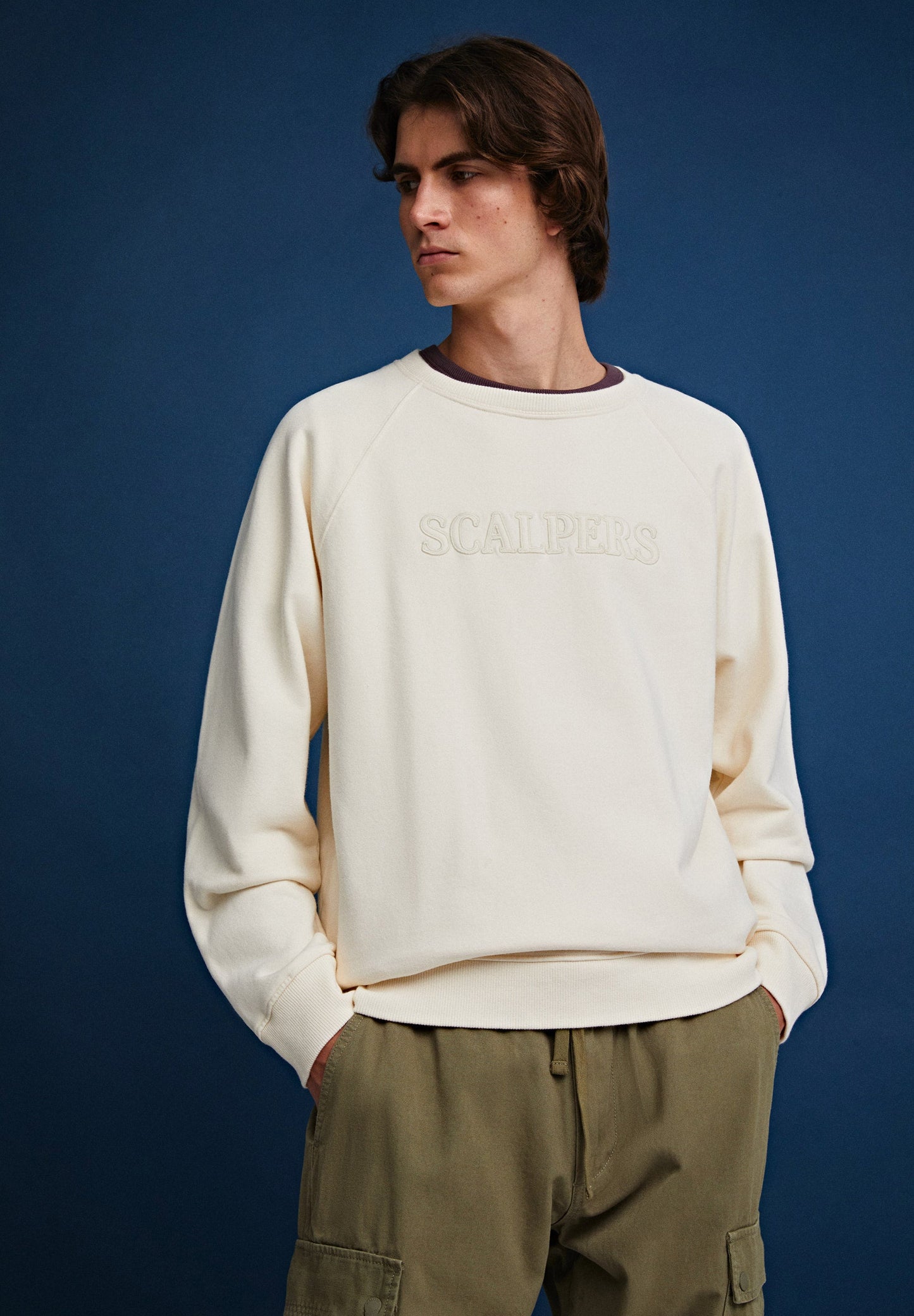 SWEATSHIRT WITH EMBROIDERED LOGO