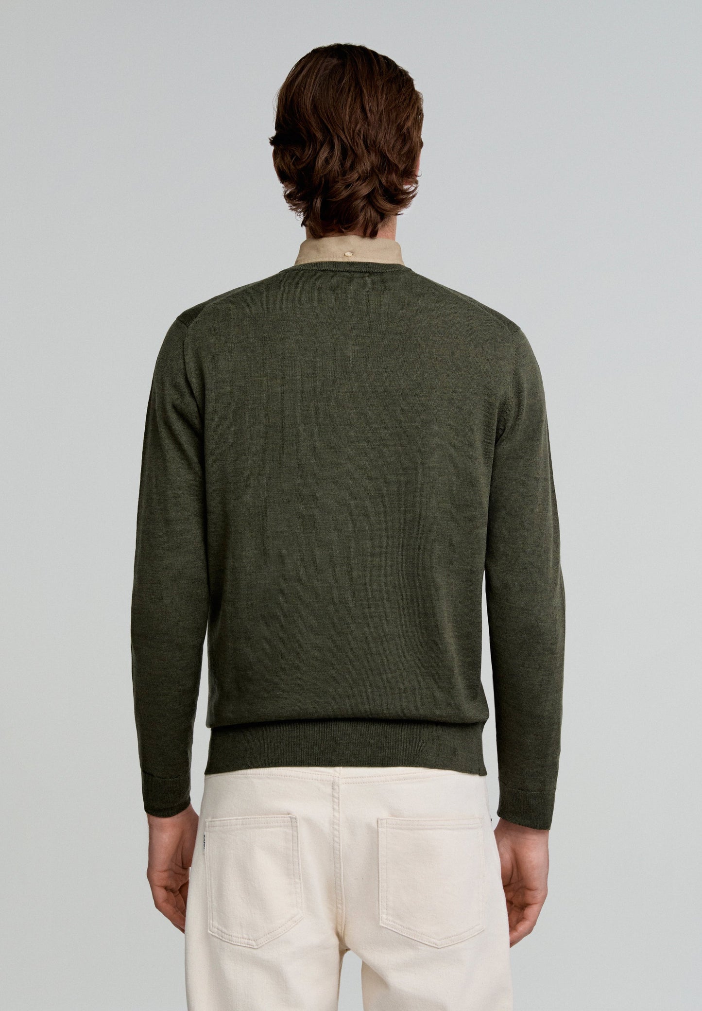 V-NECK WOOL SWEATER