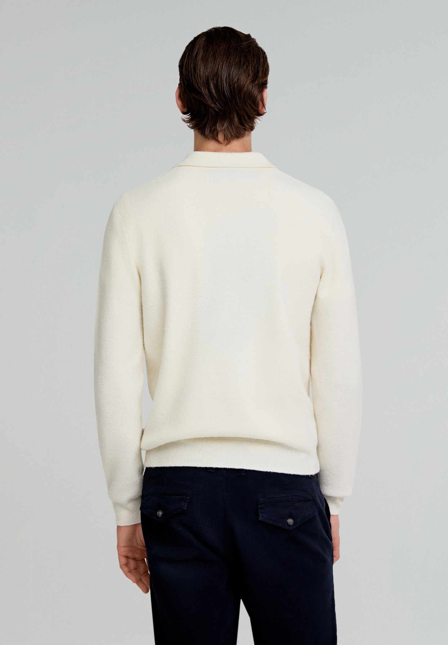 SOFT TOUCH POLO SHIRT-STYLE SWEATER