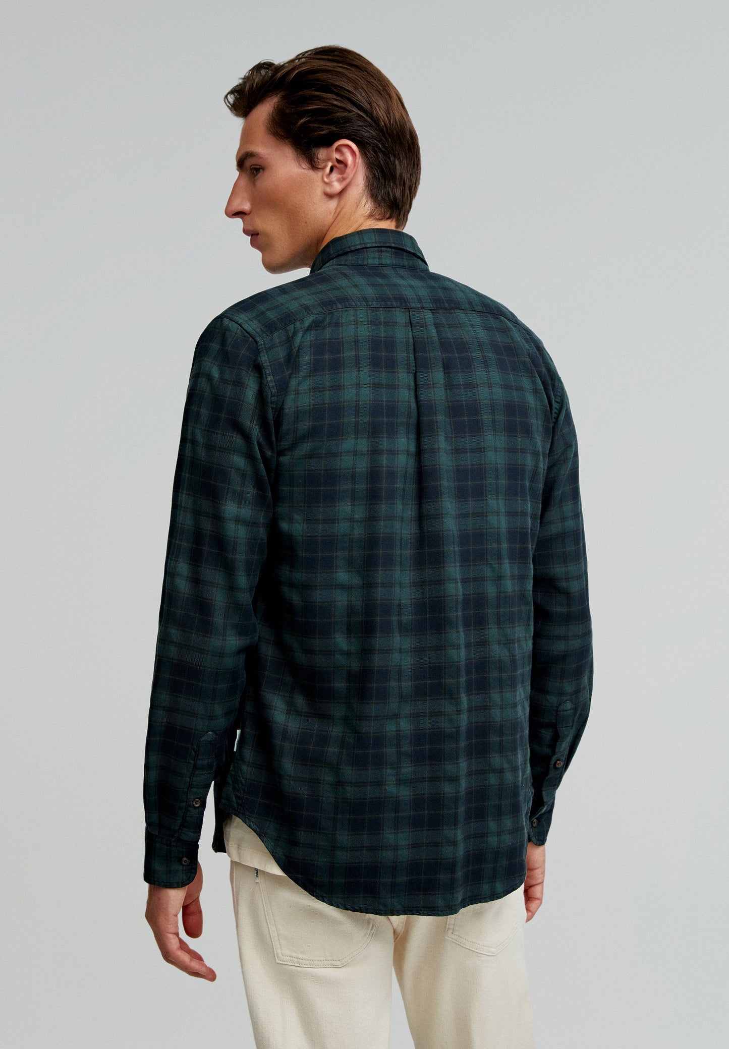 TARTAN CHECK SHIRT WITH FLAP POCKET