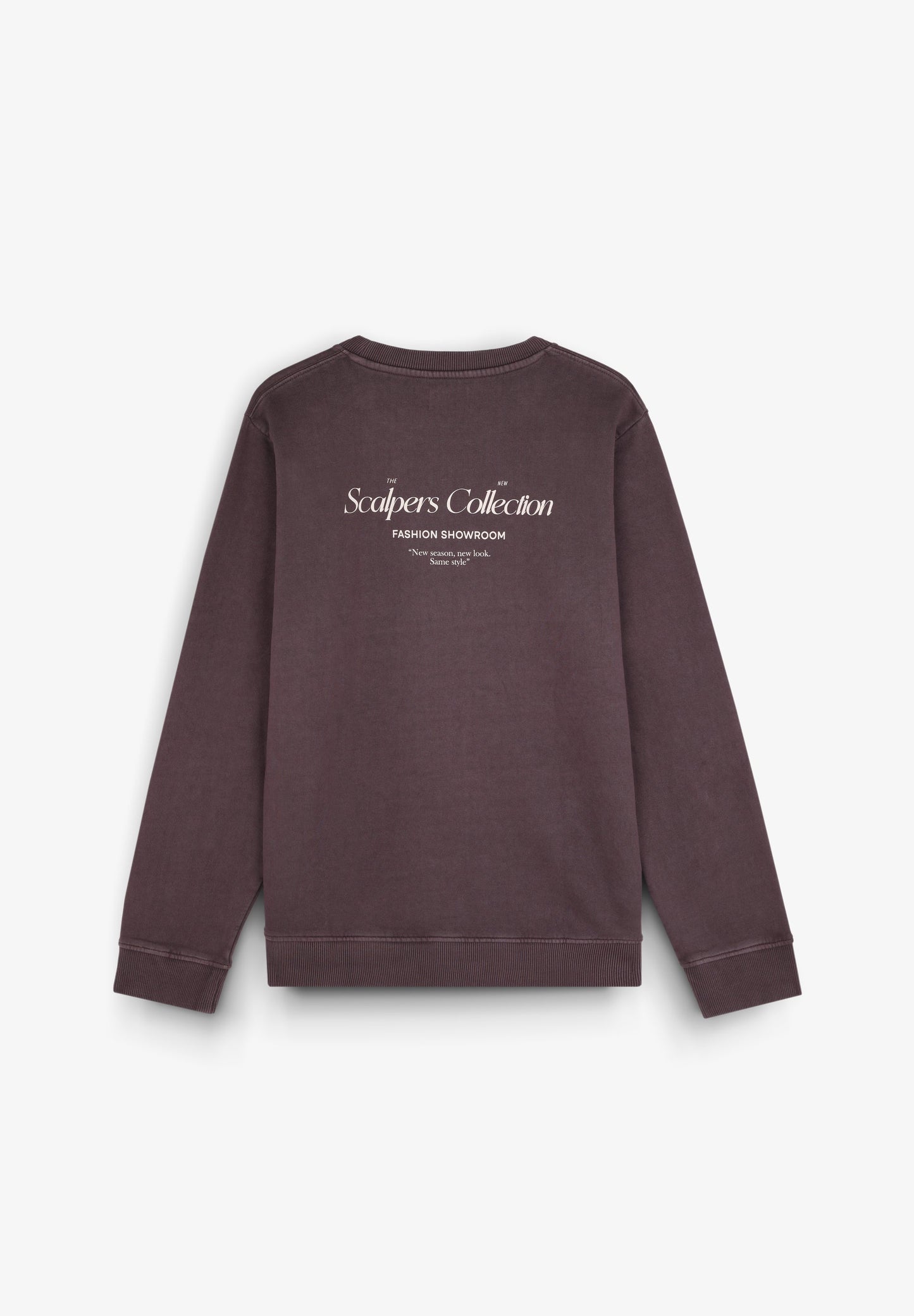 FADED SWEATSHIRT WITH LOGO PRINT