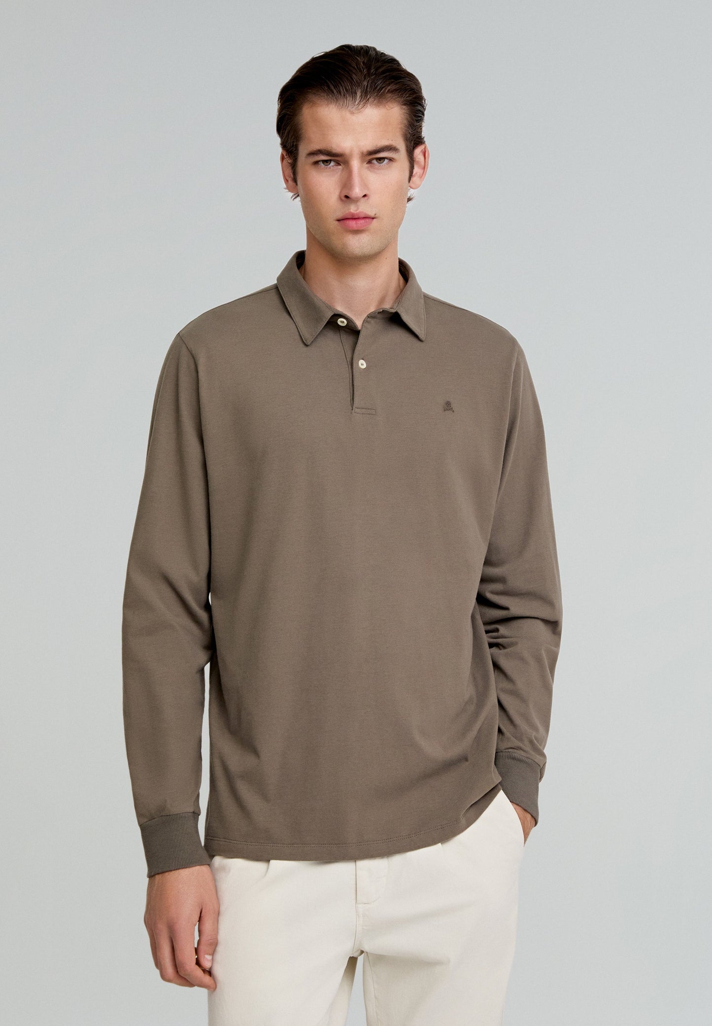 LONG SLEEVE POLO SHIRT