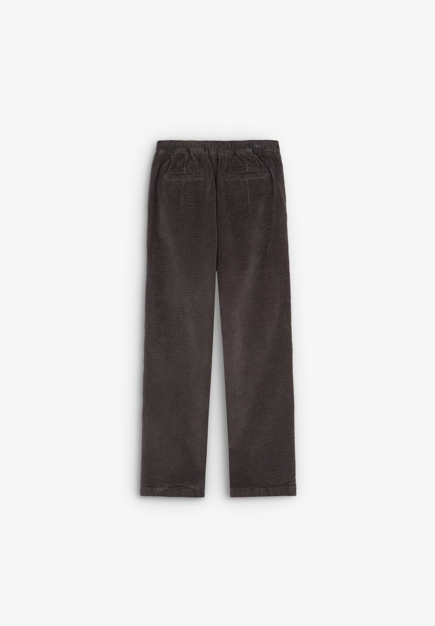 CORDUROY TROUSERS WITH ELASTICATED WAIST