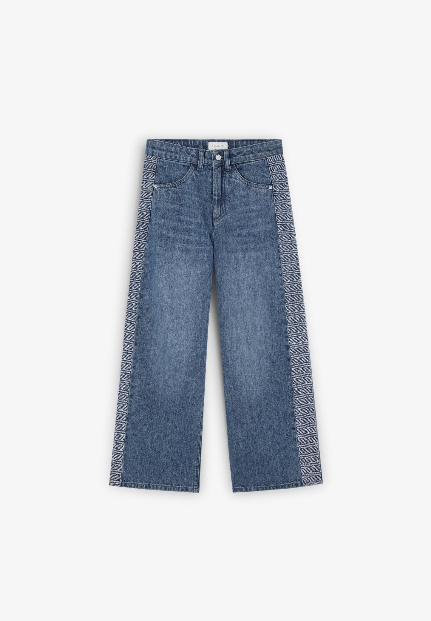 WIDE EMB LEG JEANS GIRLS