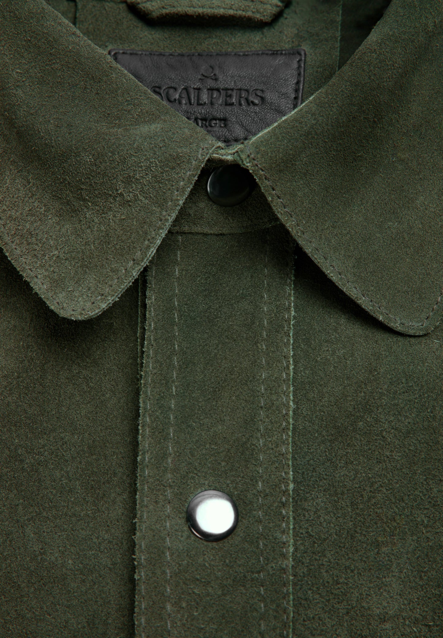 SUEDE JACKET WITH FLAP POCKETS