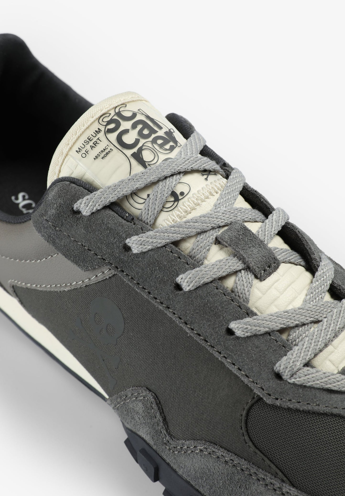 SKULL SNEAKERS WITH TRACK SOLE