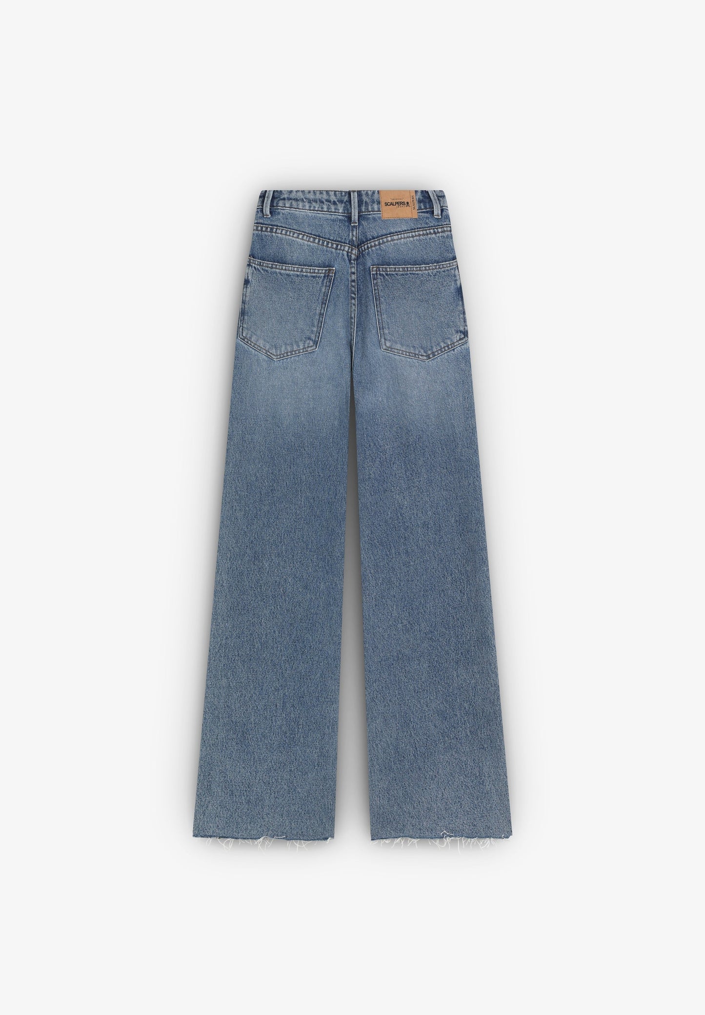 FULL LENGTH JEANS WITH TOPSTITCHING