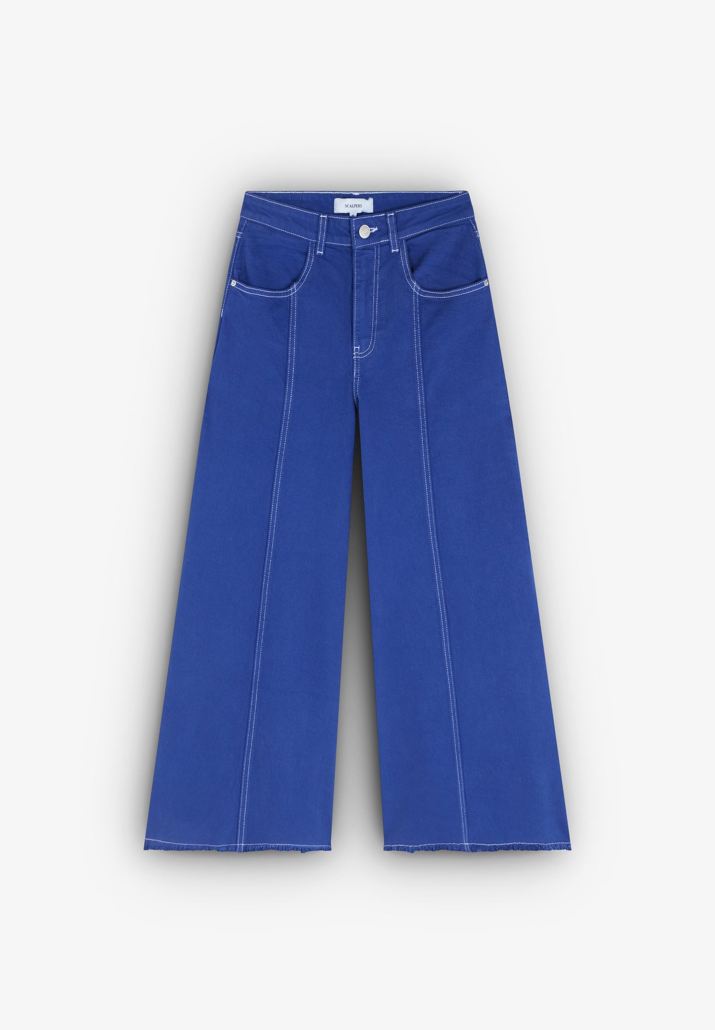 STITCHING CULOTTE DENIM PANT