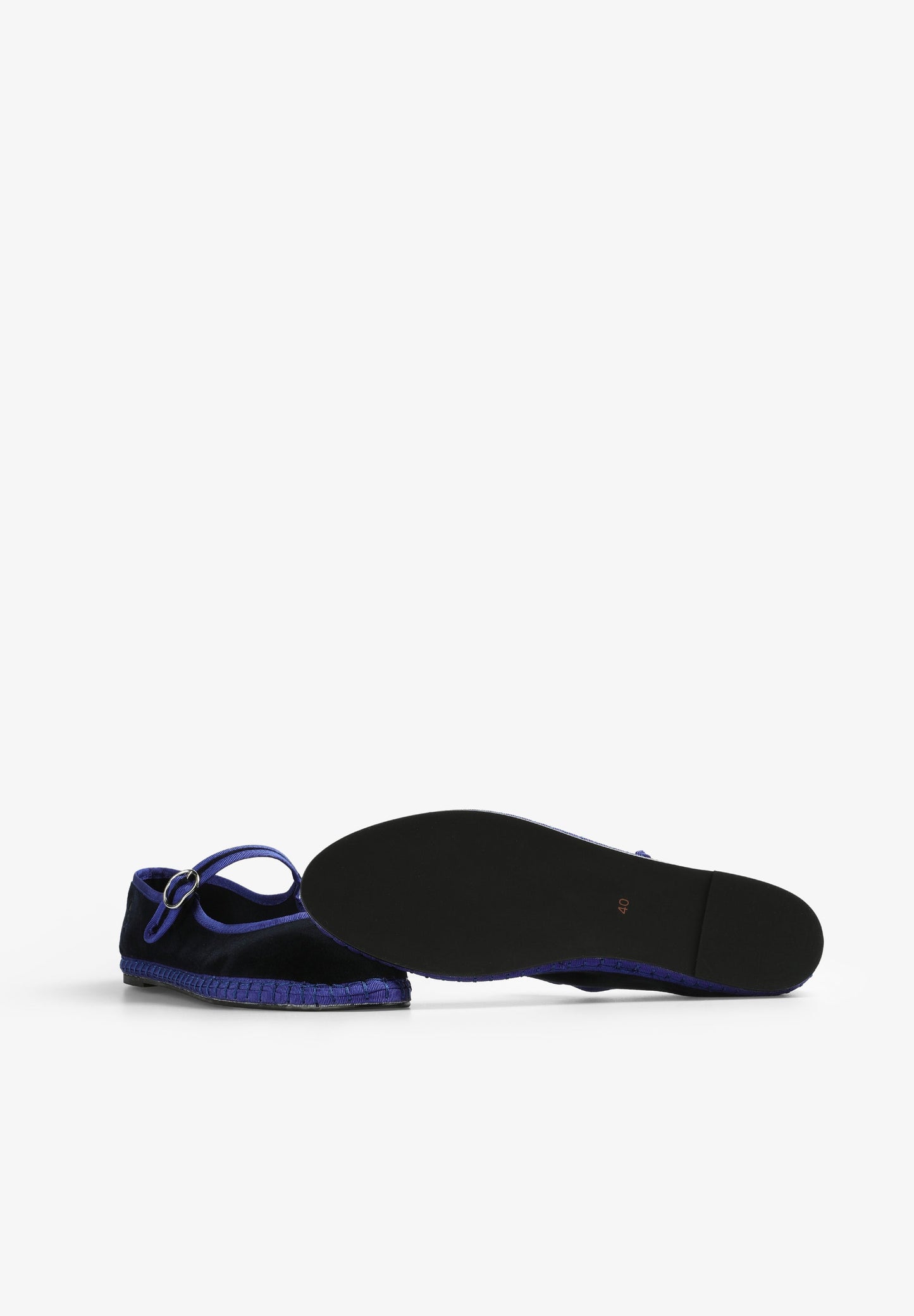 VELVET STRAP SLIPPER