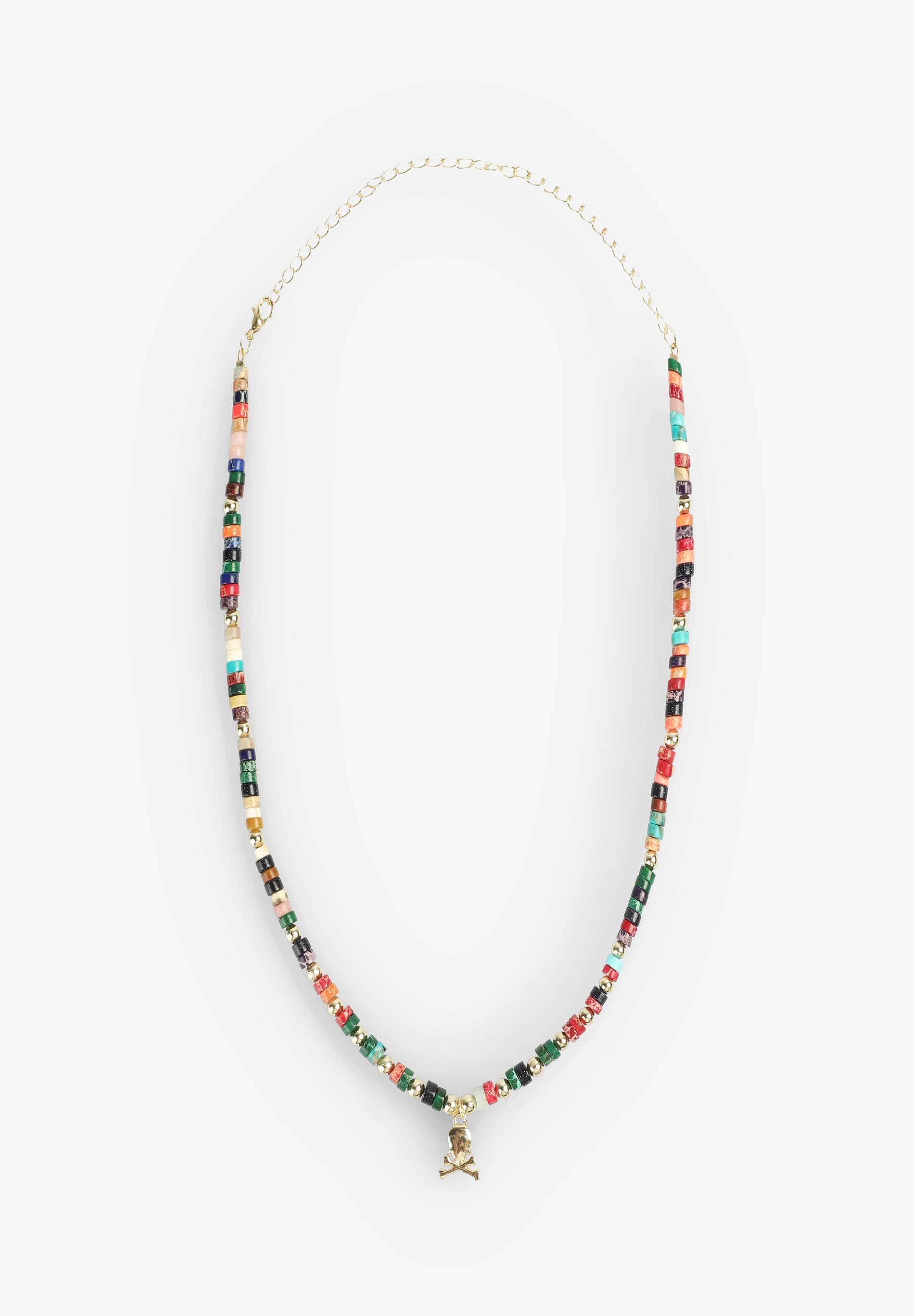 MC UNISKULL STONES NECKLACE