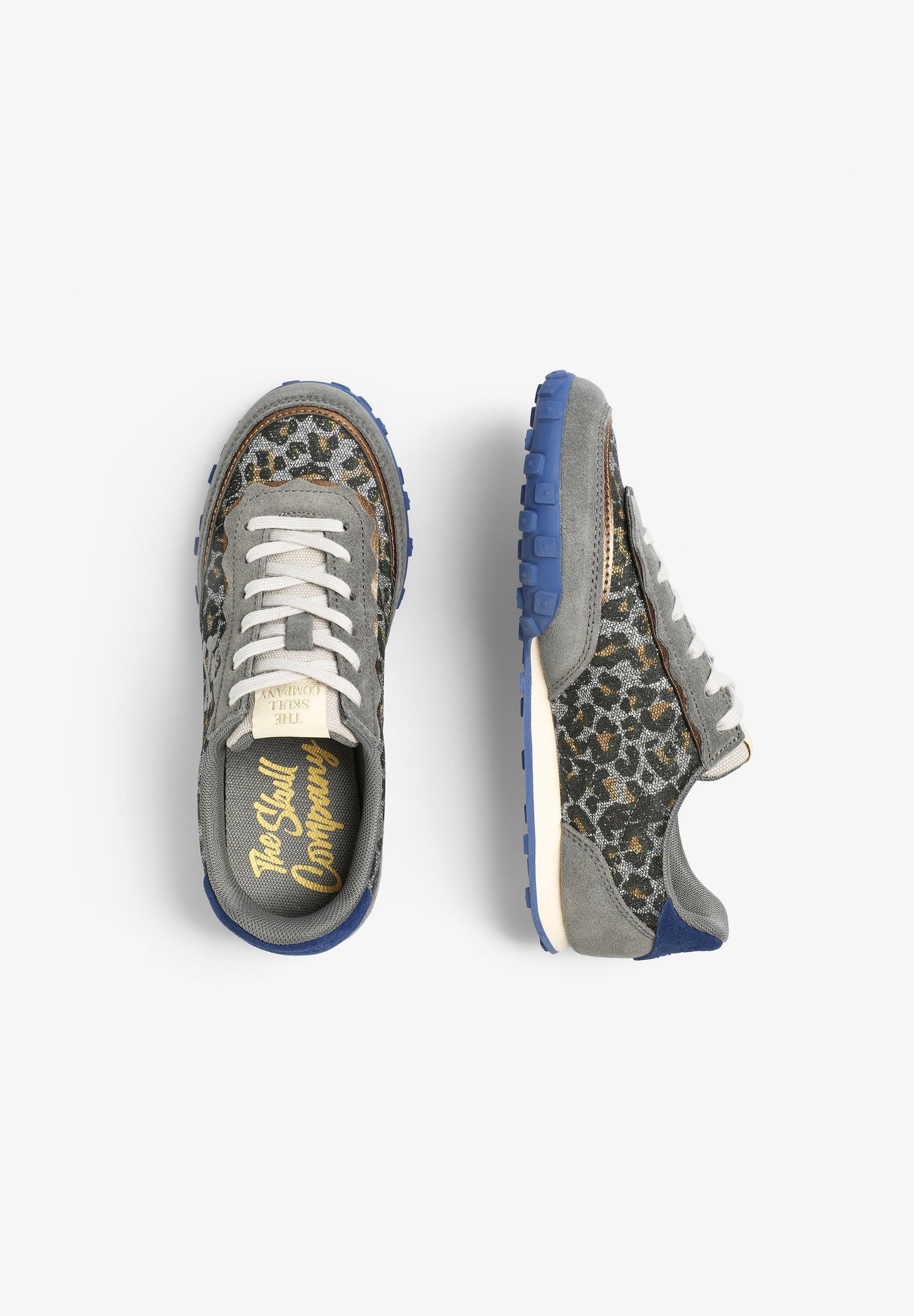 ANIMAL PRINT SNEAKERS WITH TRACK SOLES