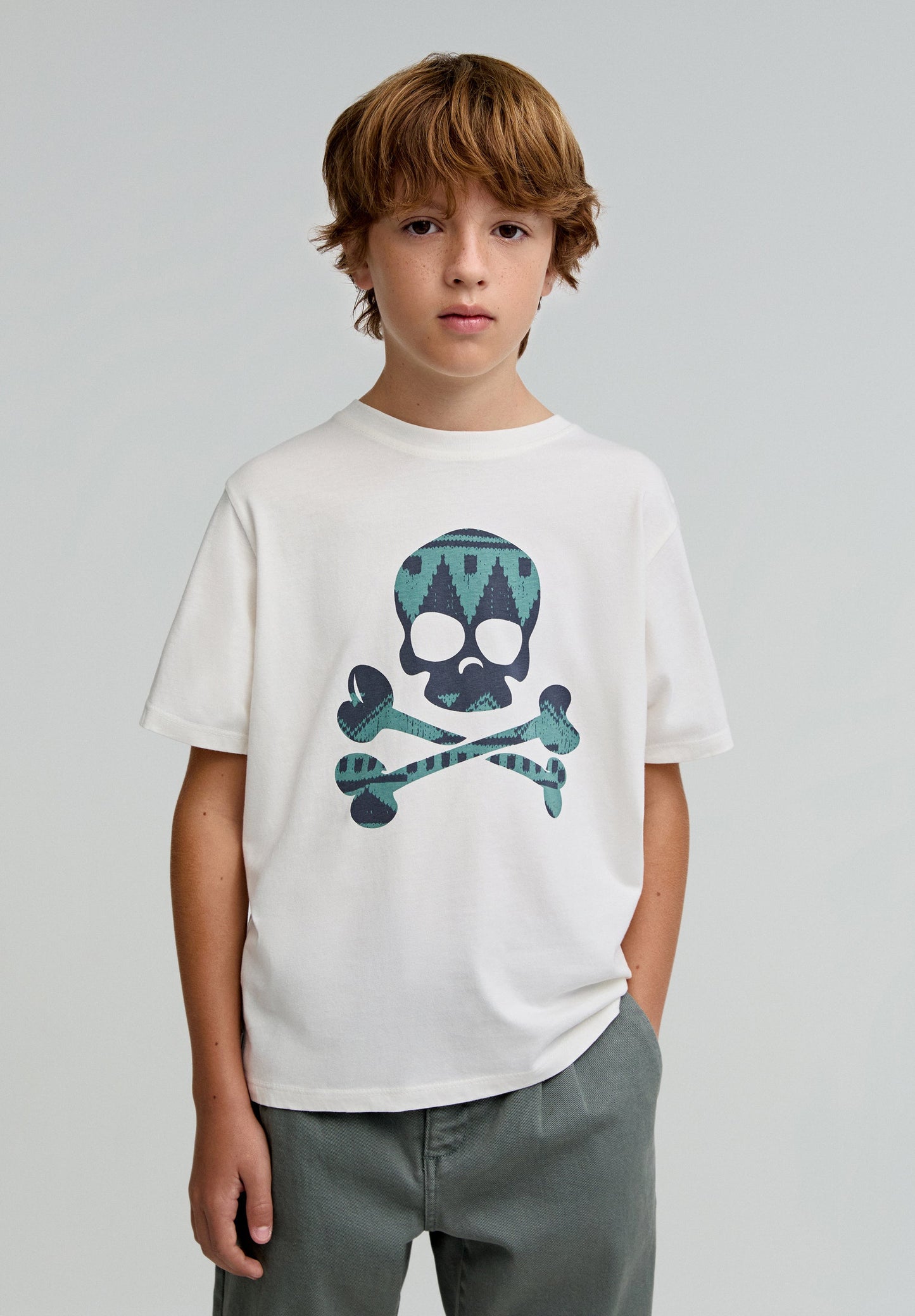 GEO SKULL TEE KIDS