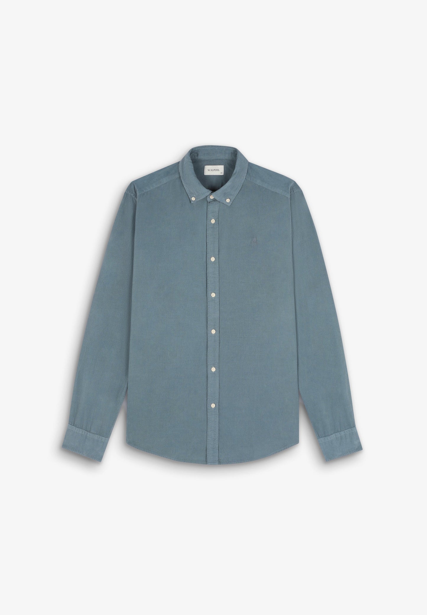 CORDUROY SHIRT WITH BUTTON-DOWN COLLAR