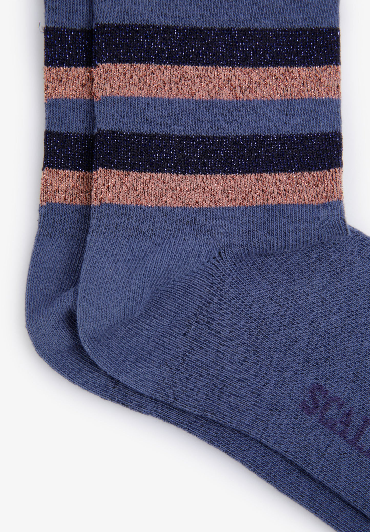 STRIPED LUREX SOCKS