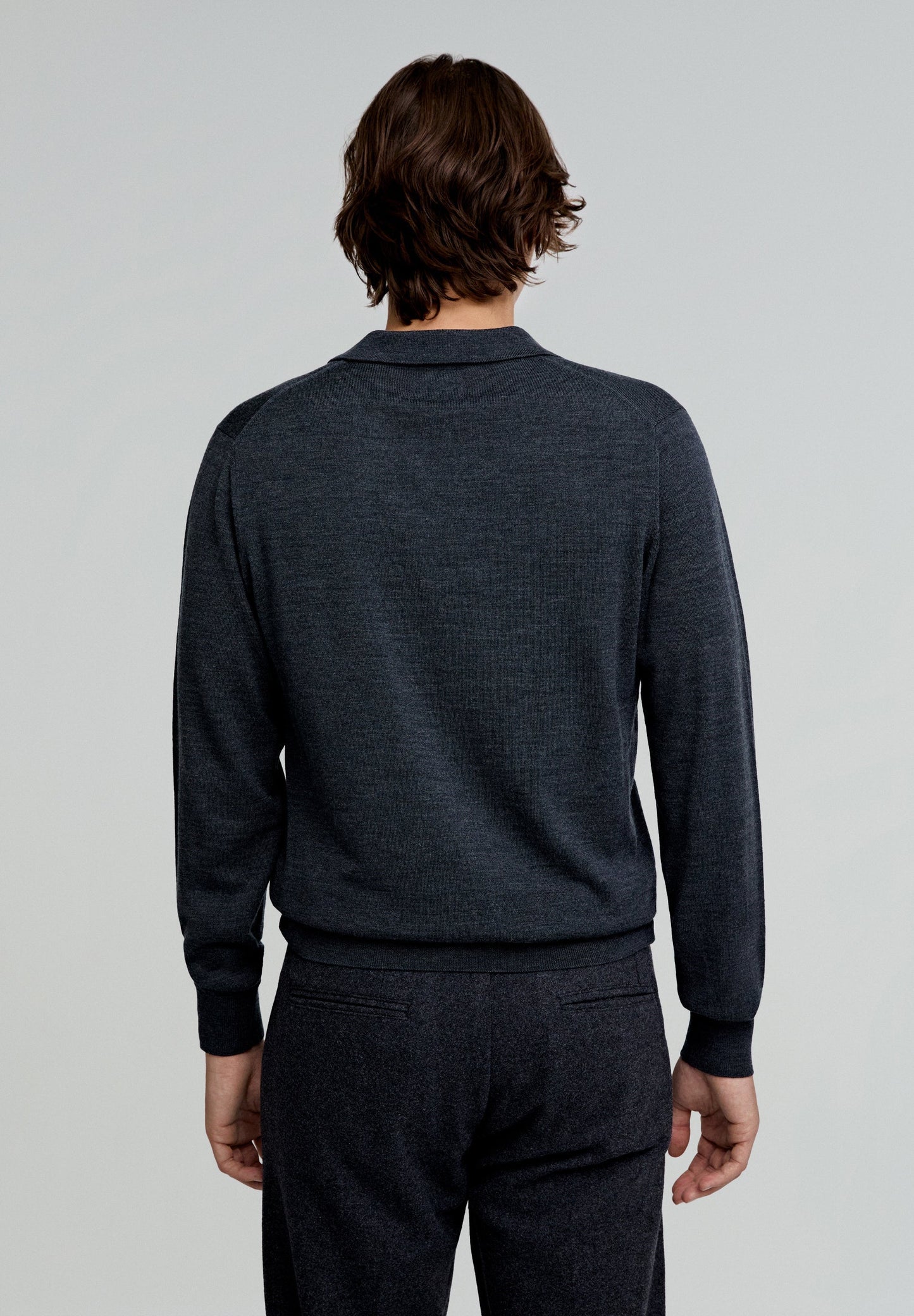 POLO SHIRT-STYLE SWEATER