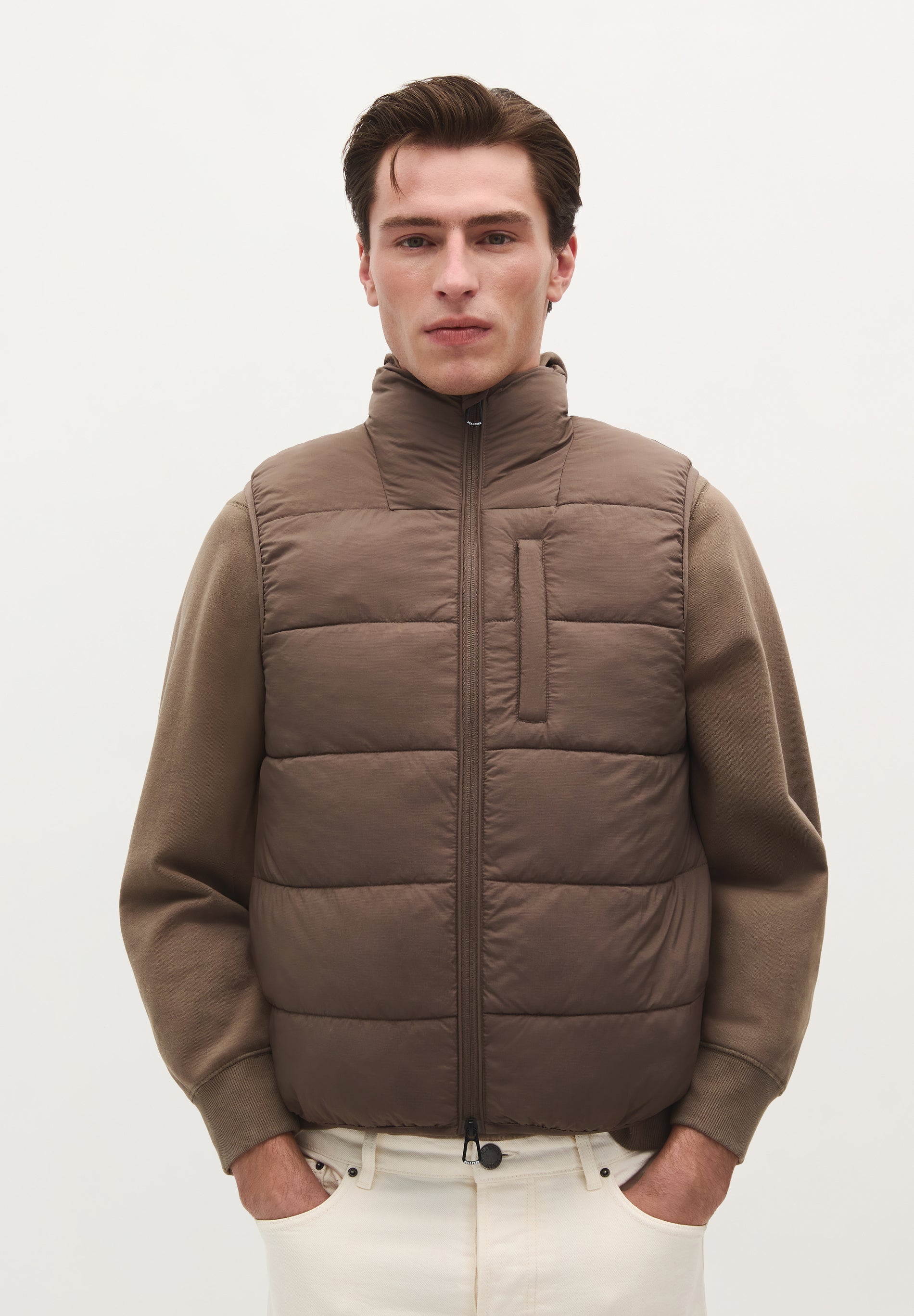 PUFFER GILET WITH POCKET