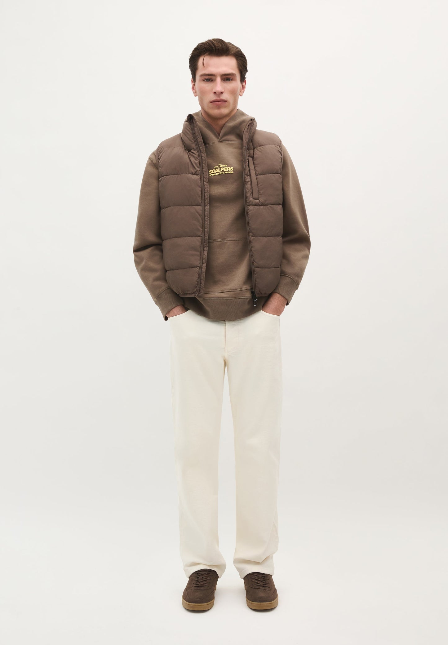 PUFFER GILET WITH POCKET