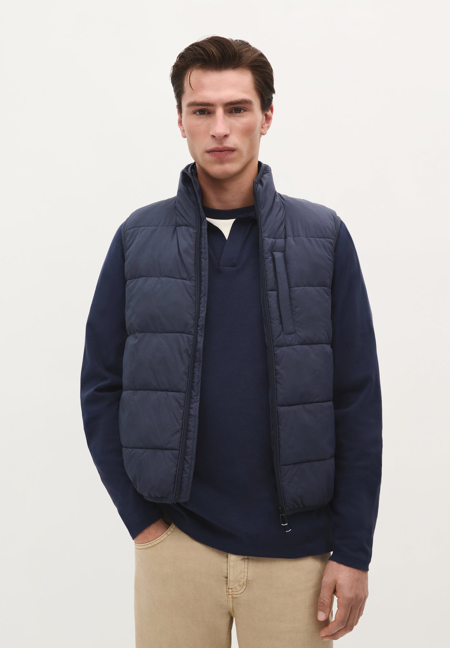 PUFFER GILET WITH POCKET