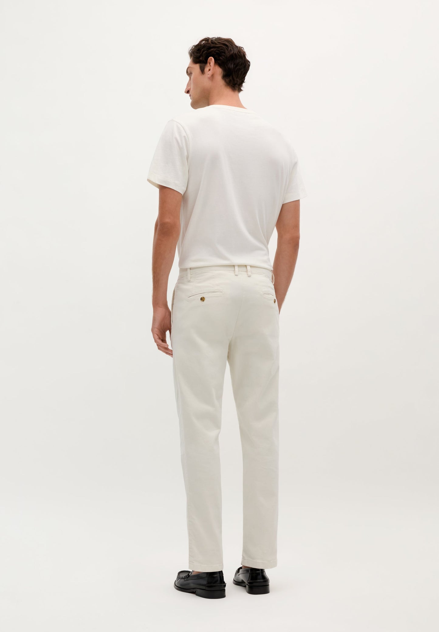 RELAXED CHINO TROUSERS WITH DARTS