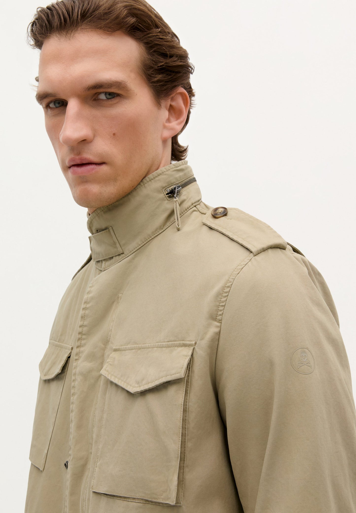 MILITARY JACKET WITH POCKETS