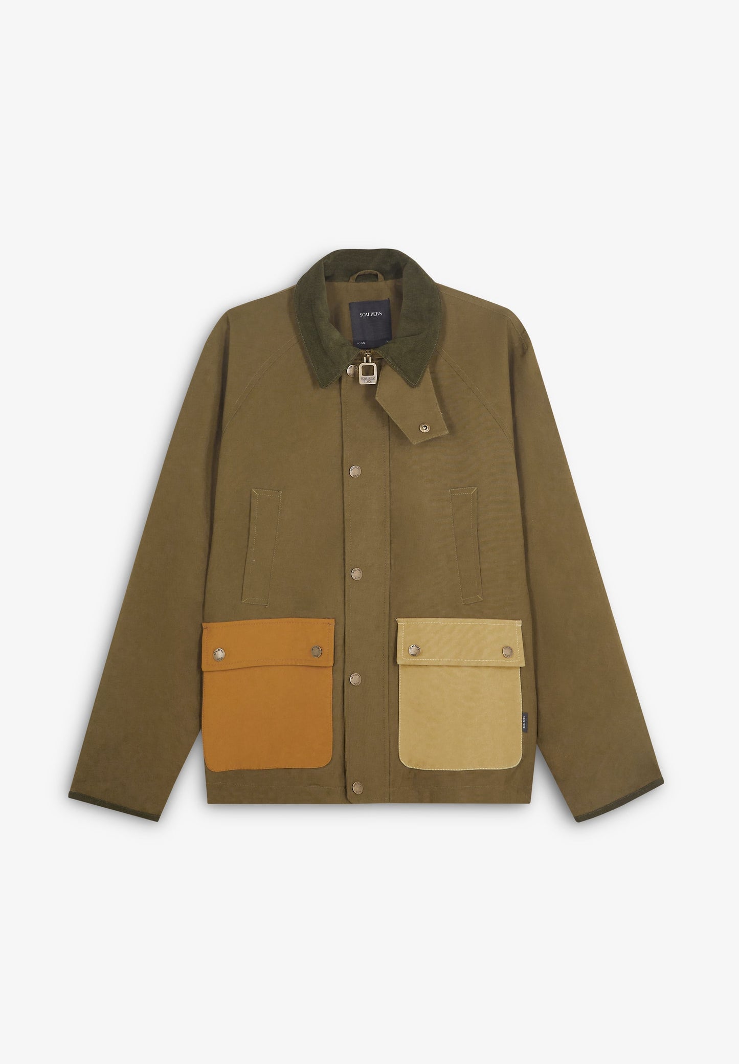 TWO-TONE PARKA WITH POCKETS