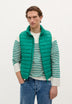 PUFFER GILET WITH SKULL PATCH