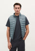 PUFFER GILET WITH SKULL PATCH