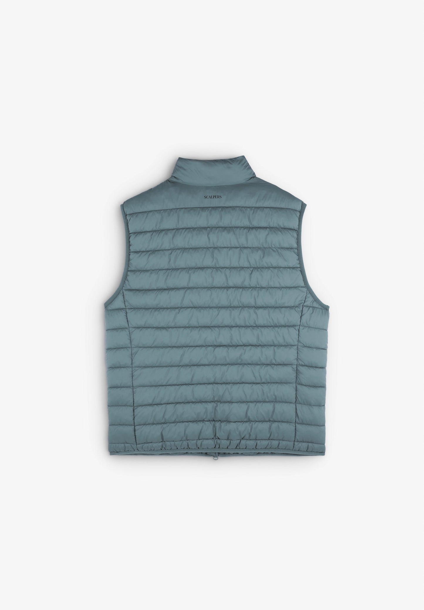 PUFFER GILET WITH SKULL PATCH