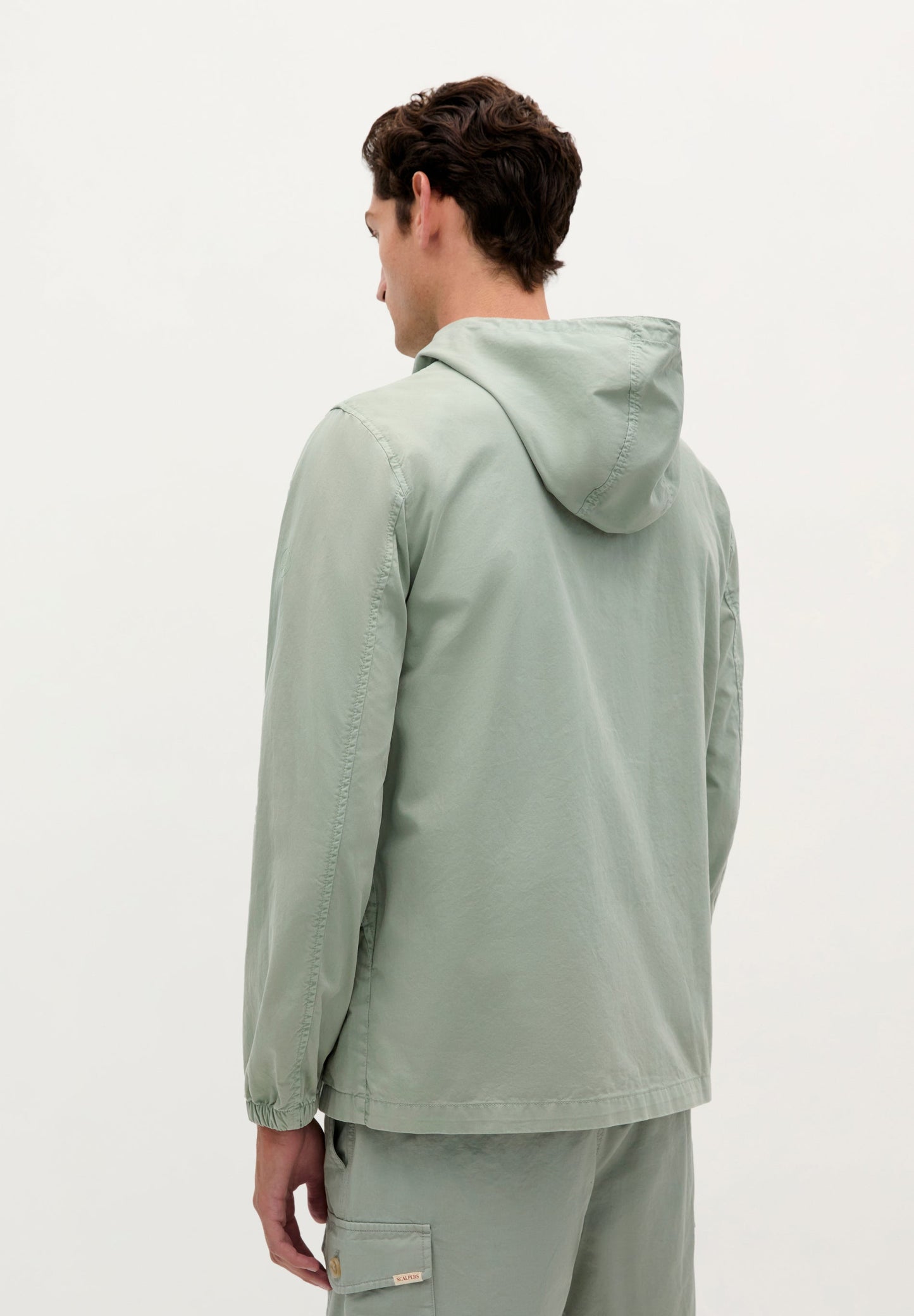 LIGHTWEIGHT COTTON JACKET WITH HOOD