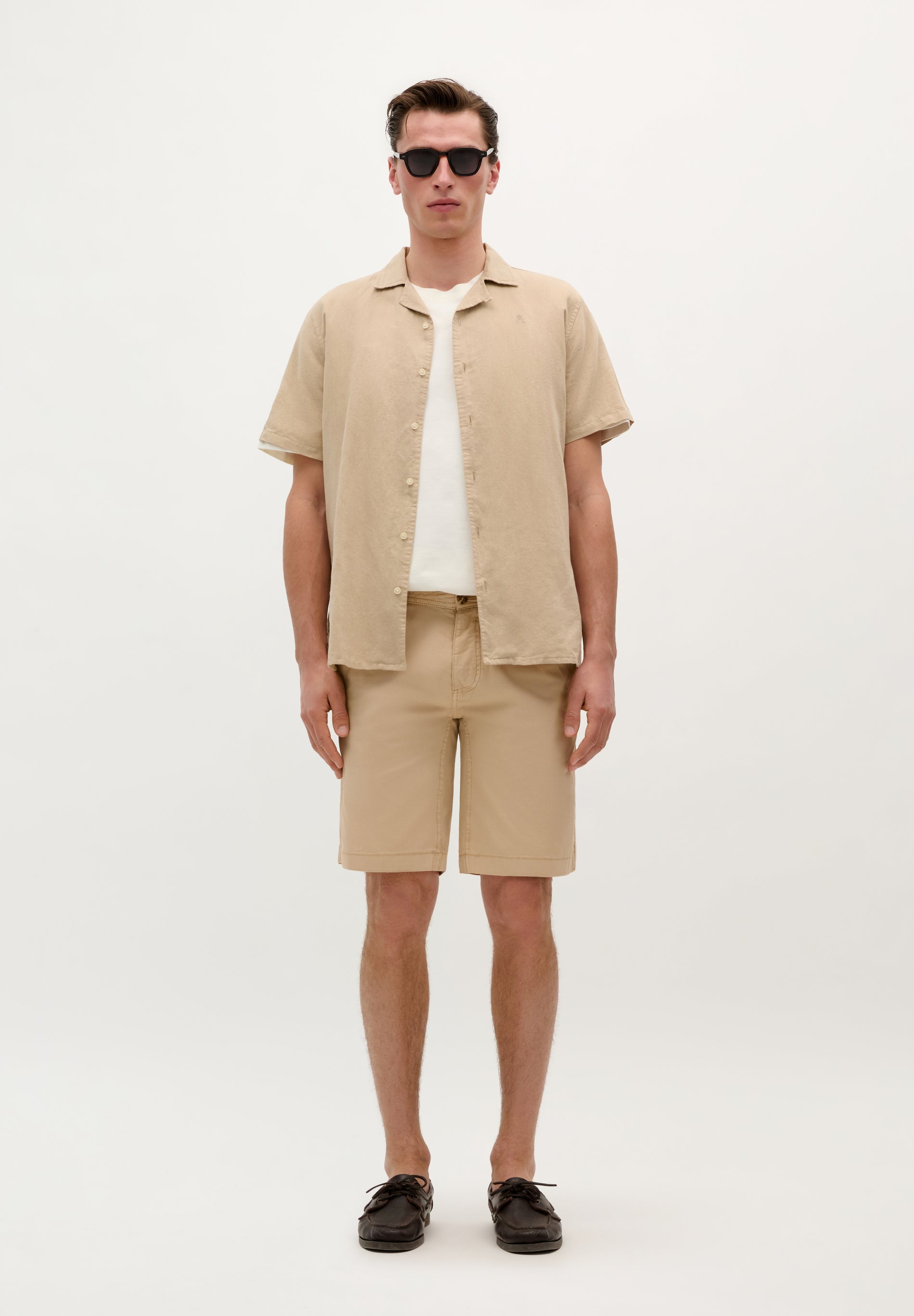 COTTON BERMUDA SHORTS