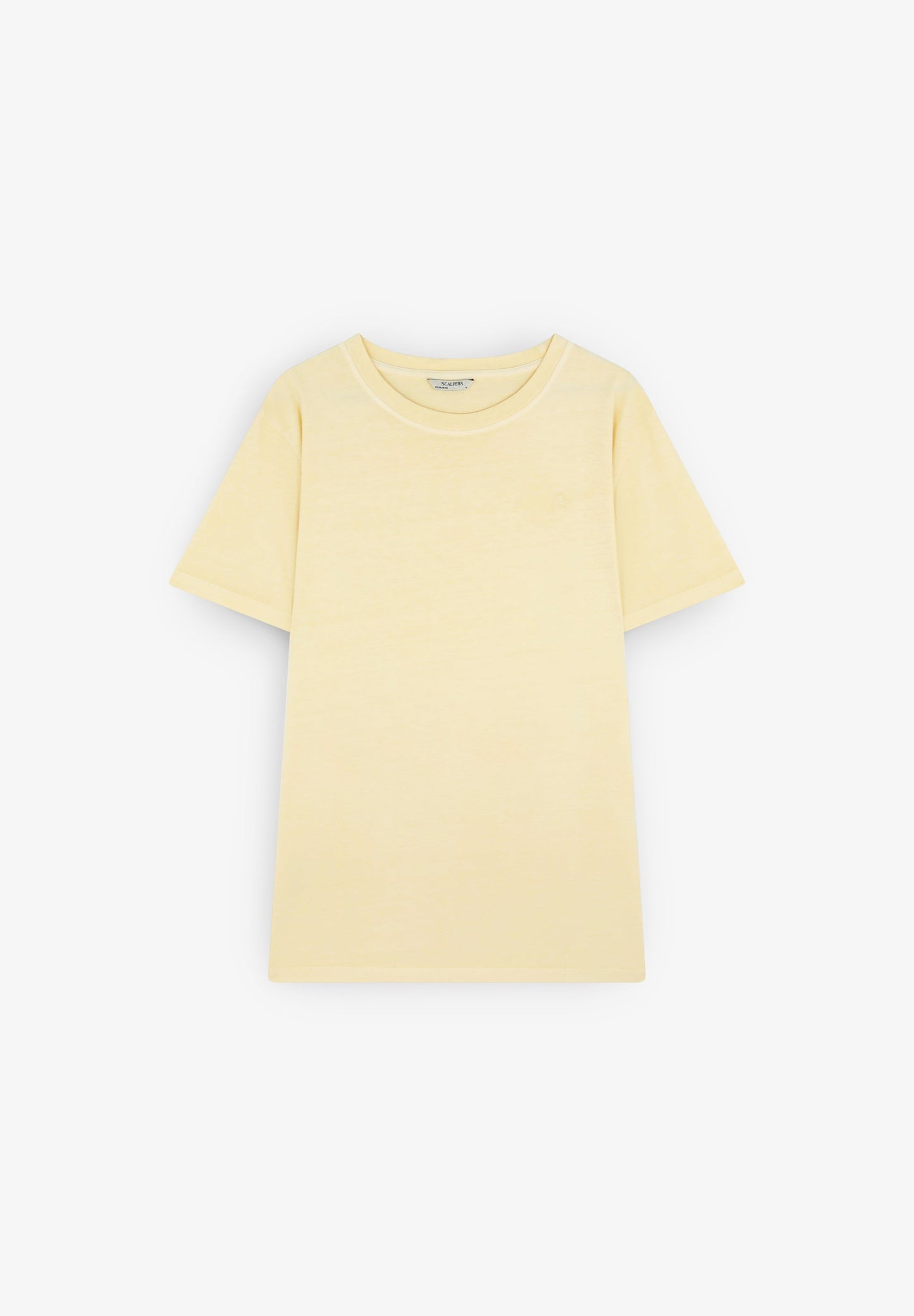 T-SHIRT WITH MATCHING EMBROIDERED SKULL