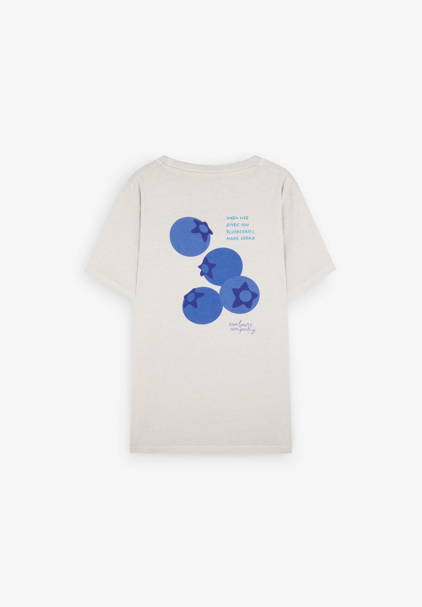 T-SHIRT WITH FRUIT PRINT ON THE BACK