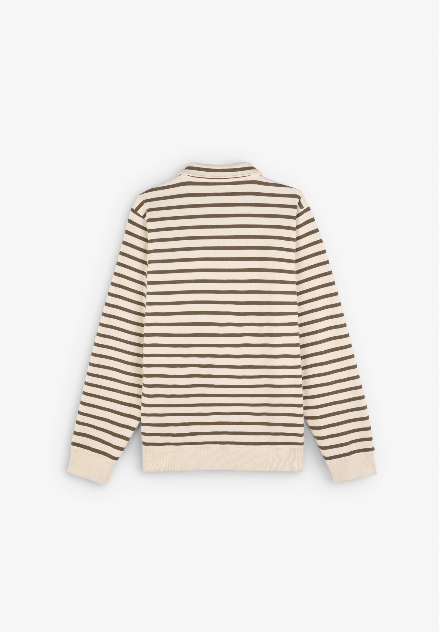 STRIPED SWEATSHIRT WITH ZIP