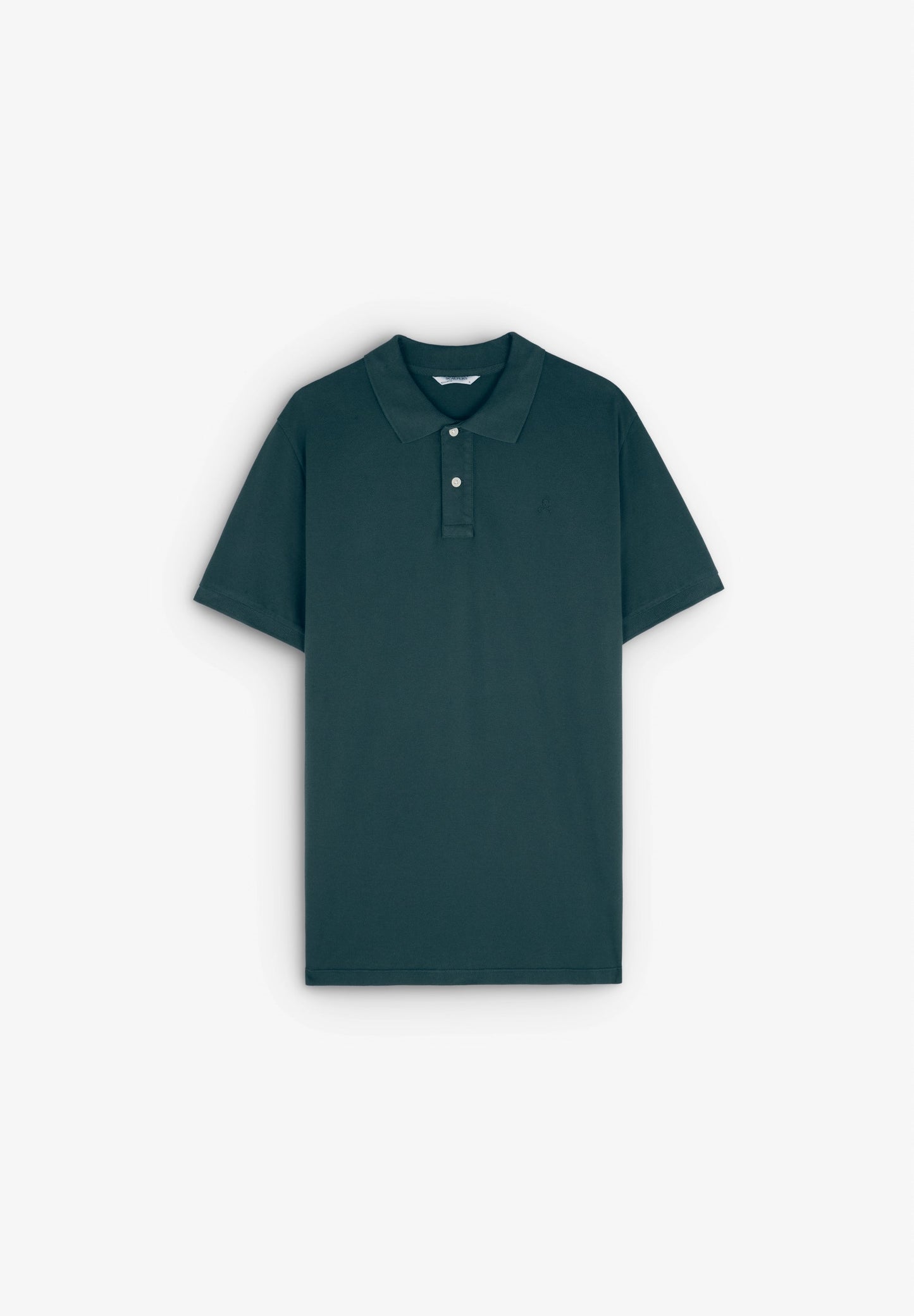 BASIC POLO SHIRT WITH SKULL DETAIL