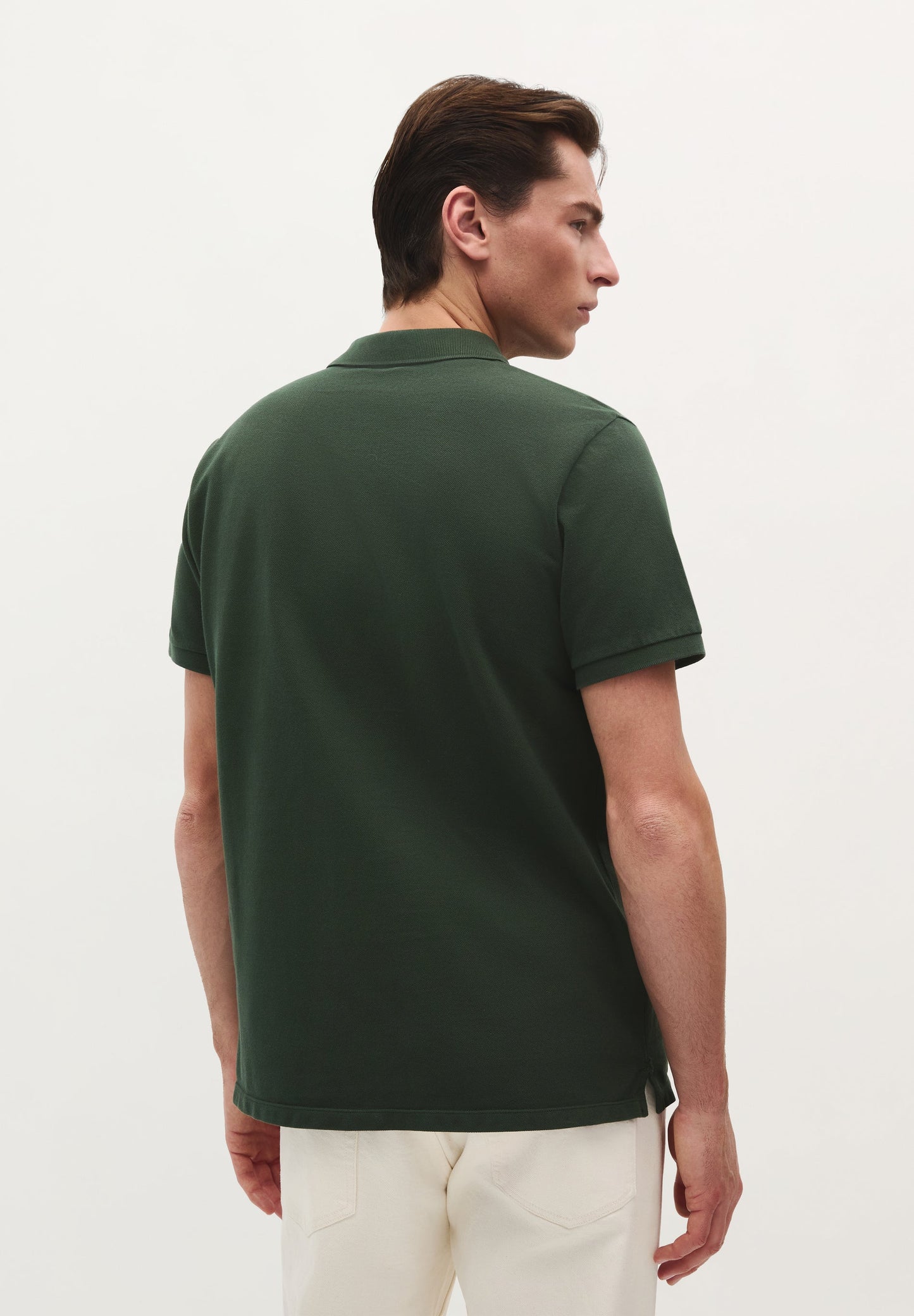 BASIC POLO SHIRT WITH SKULL DETAIL