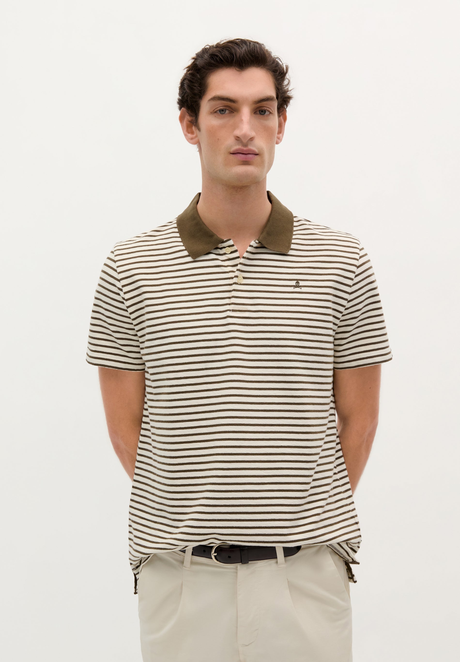 SC SUMMER STRIPED POLO SHIRT