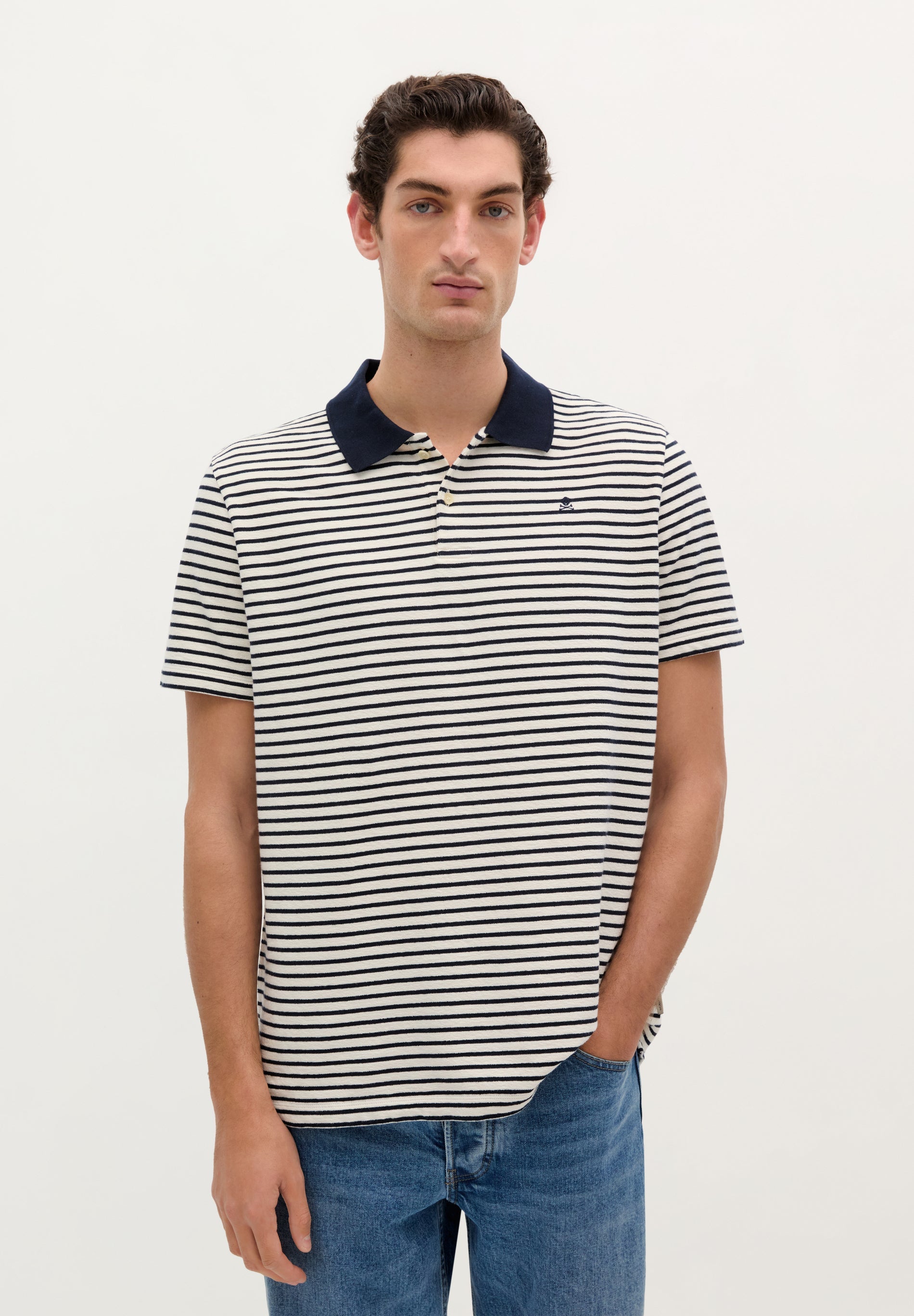 SC SUMMER STRIPED POLO SHIRT